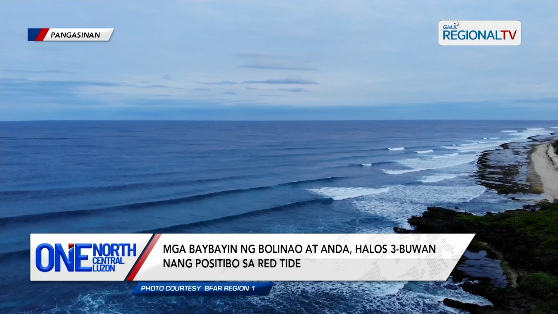 Mga baybayin ng Bolinao at Anda, halos 3-buwan nang positibo sa red tide | One North Central Luzon