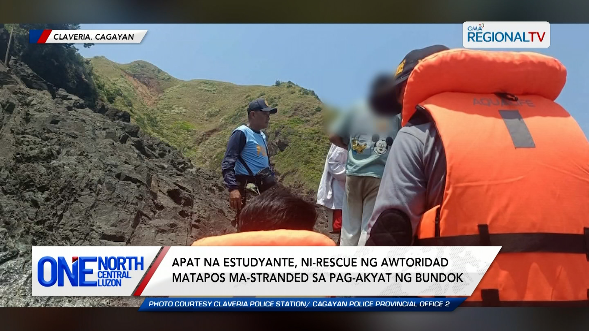 4 estudyante, ni-rescue matapos ma-stranded sa pag-akyat ng bundok | One North Central Luzon
