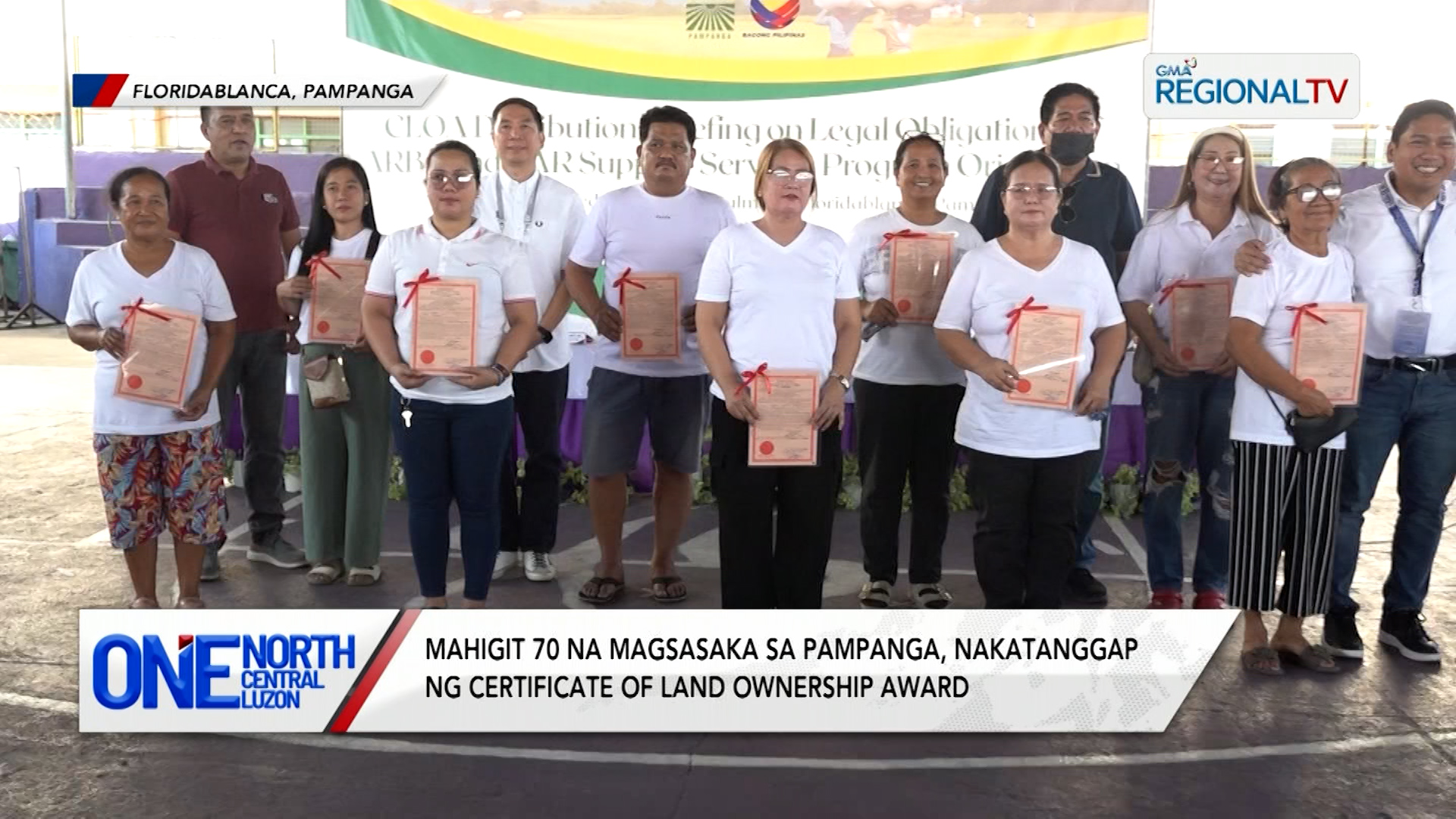 Mahigit 70 na magsasaka sa Pampanga, nakatanggap ng CLOA | One North Central Luzon