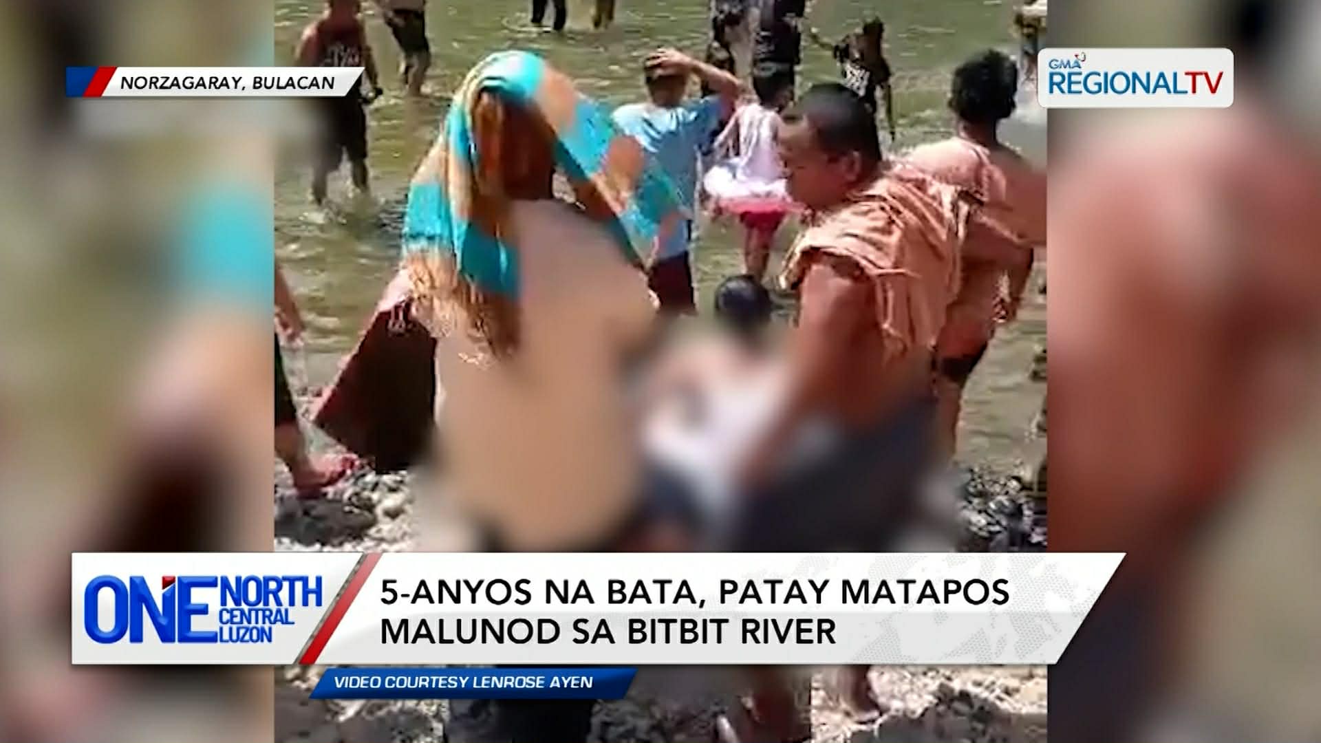 5-anyos na bata, patay matapos malunod sa Bitbit River | One North Central Luzon