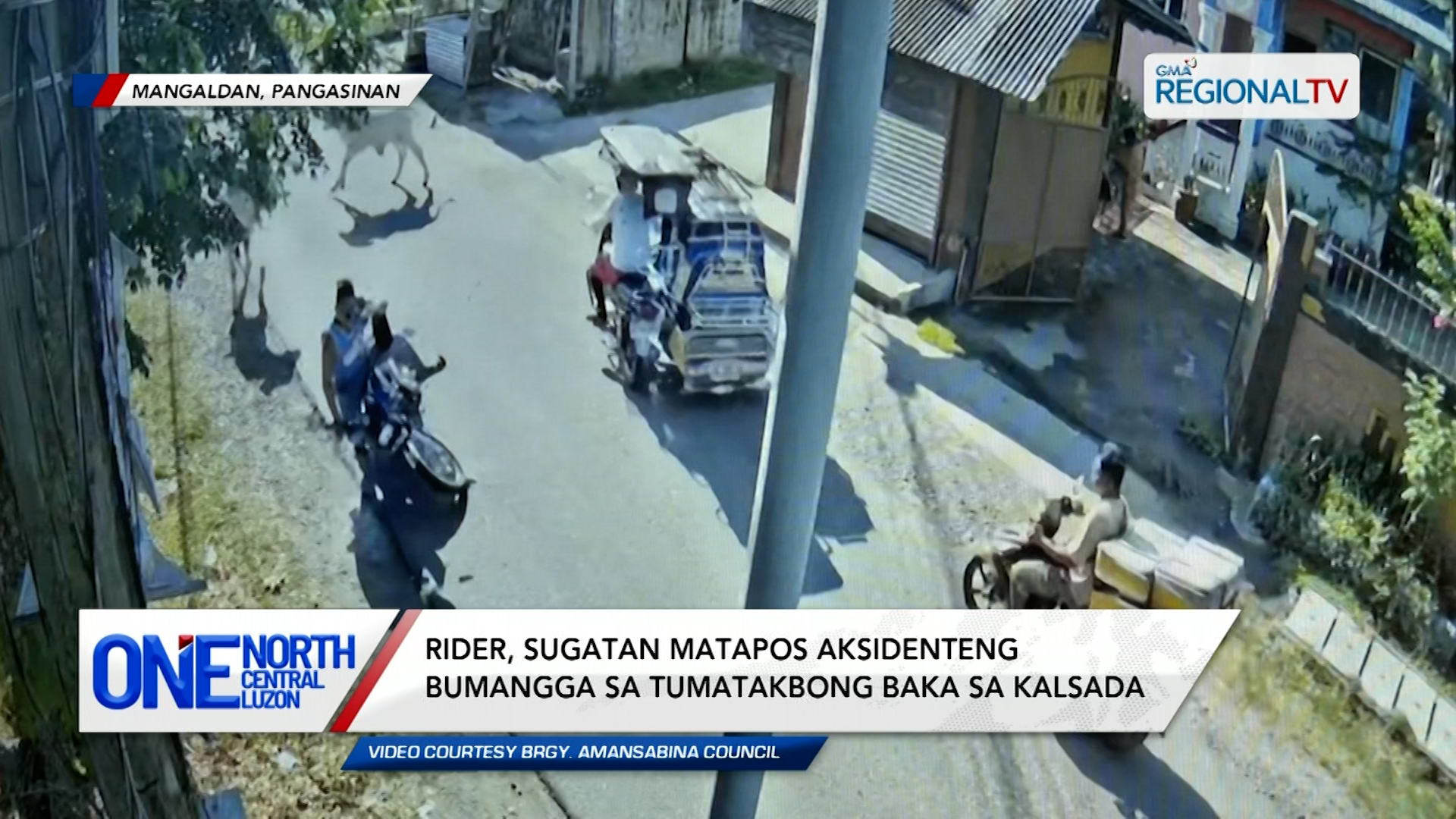 Tatlong rider, sugatan sa magkahiwalay na aksidente sa Mangaldan | One North Central Luzon