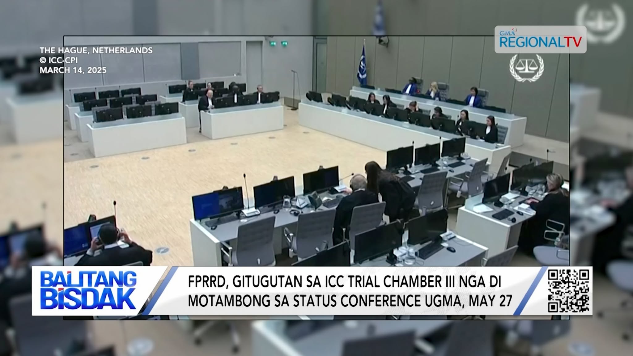FPRRD, Gitugutan sa ICC Trial Chamber III nga di Motambong sa Status Conference | Balitang Bisdak