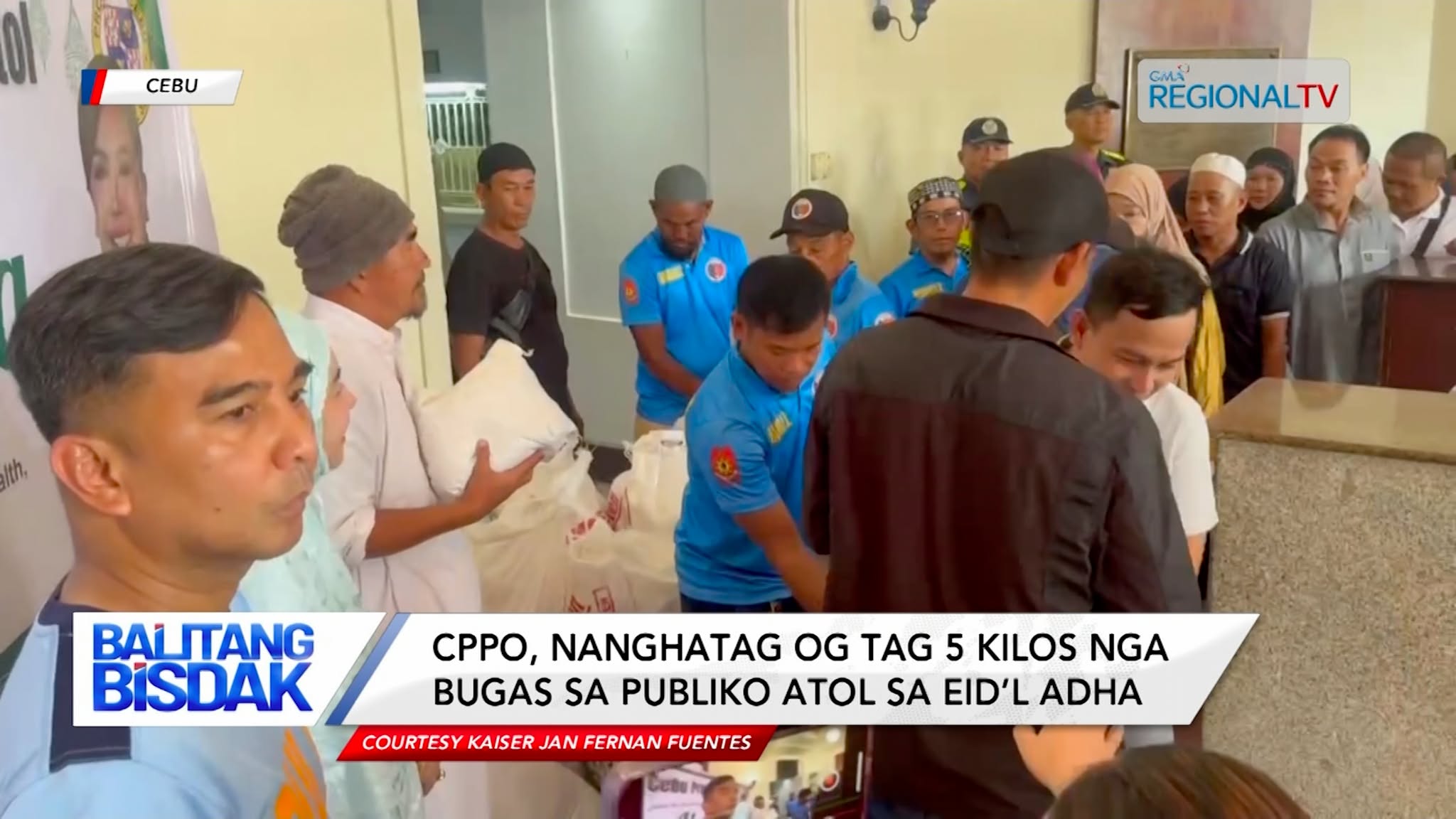 CPPO, Nanghatag og tag 5 Kilos nga Bugas Atol sa Eid’L Adha | Balitang Bisdak