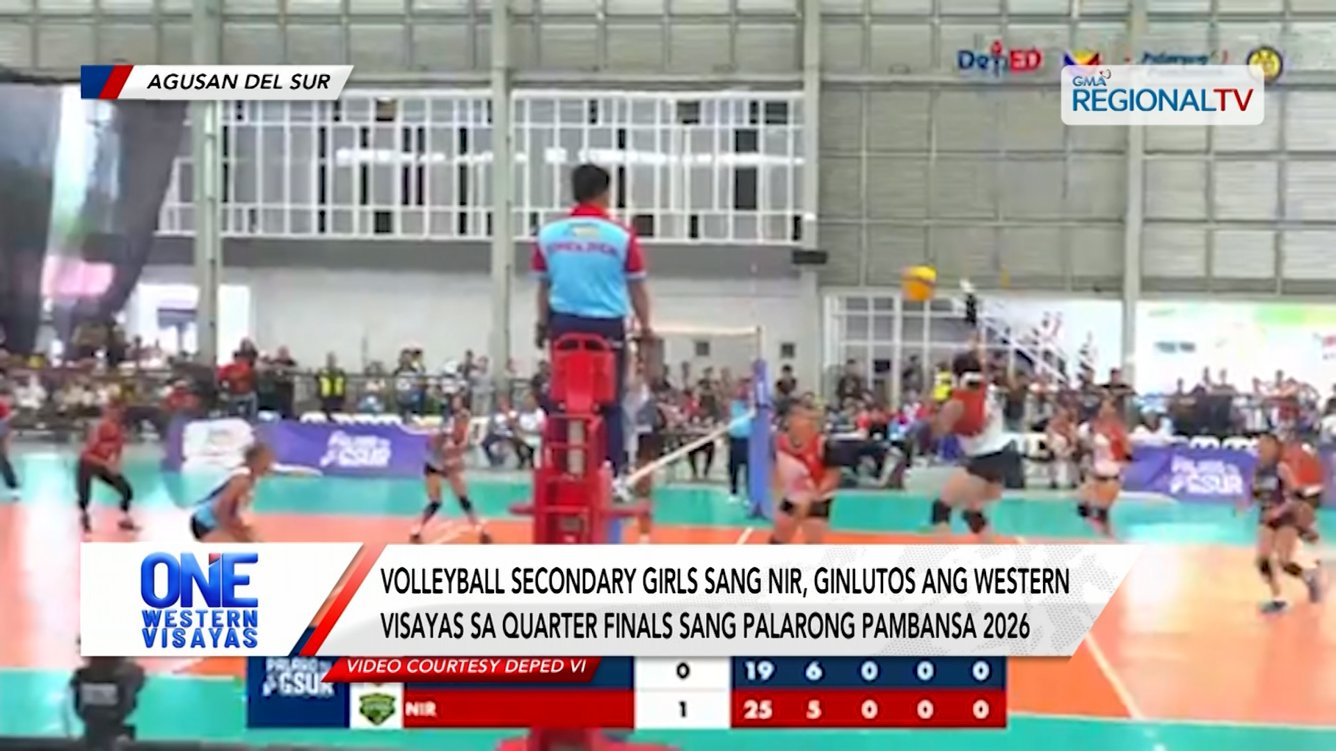 Volleyball secondary girls sang NIR ginlutos ang Western Visayas sa Palaro 2026| One Western Visayas