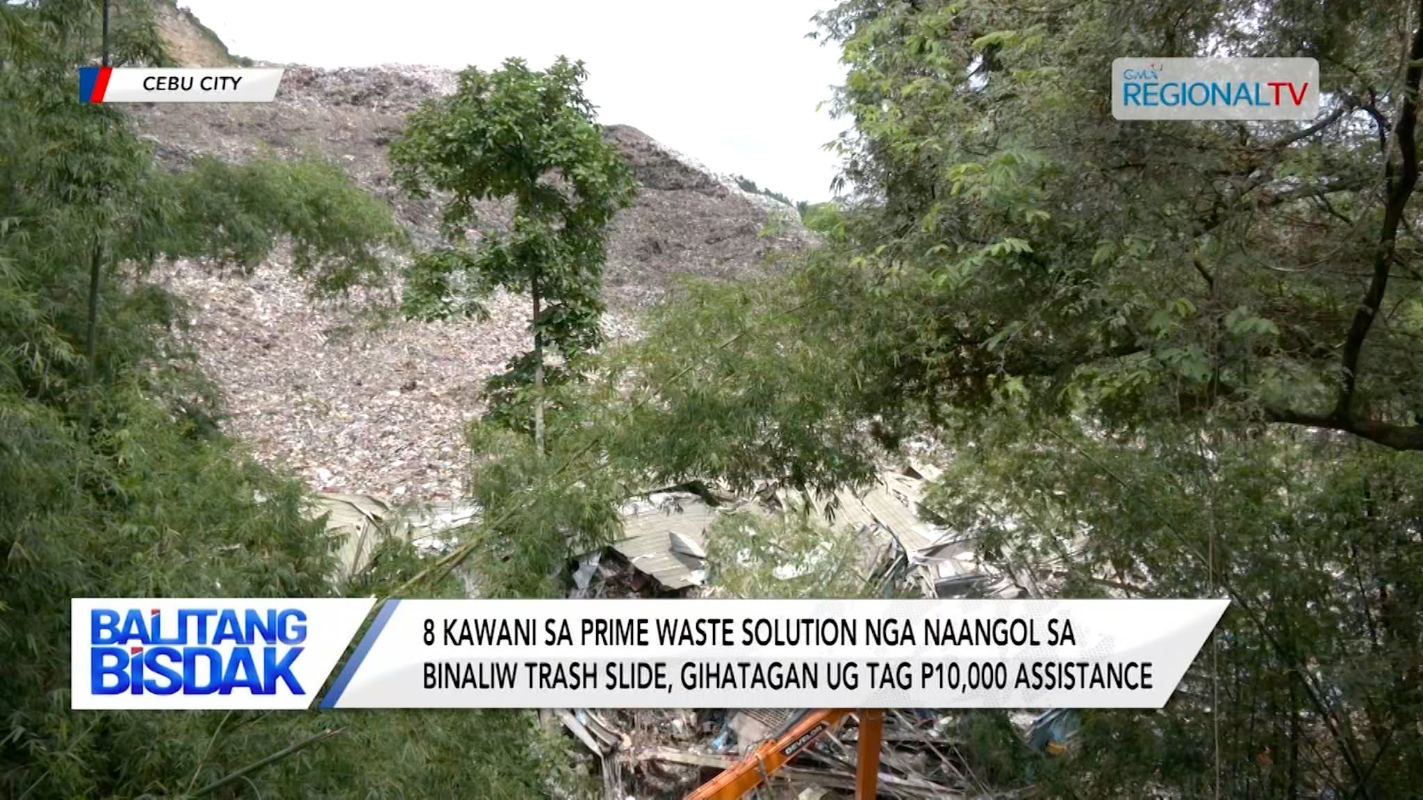8 Kawani sa Prime Waste Solution sa Binaliw Trash Slide, Gihatagan og Ayuda | Balitang Bisdak
