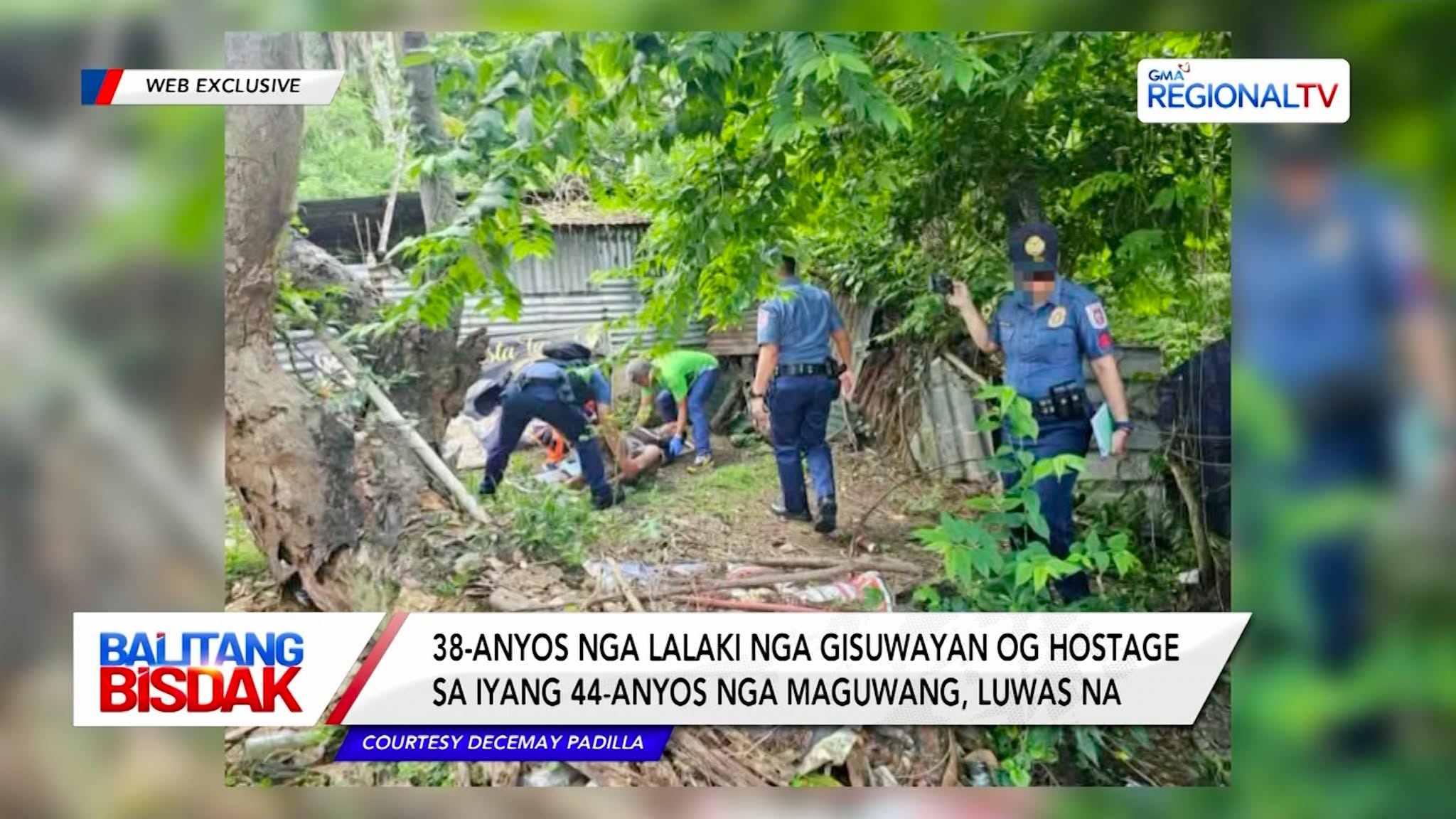Lalaki nga Gisuwayan og Hostage, Luwas na | Balitang Bisdak