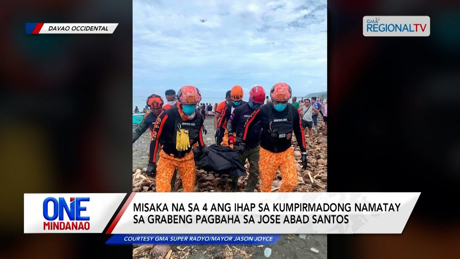 4 na ang kumpirmadong namatay sa baha sa Jose Abad Santos I One Mindanao