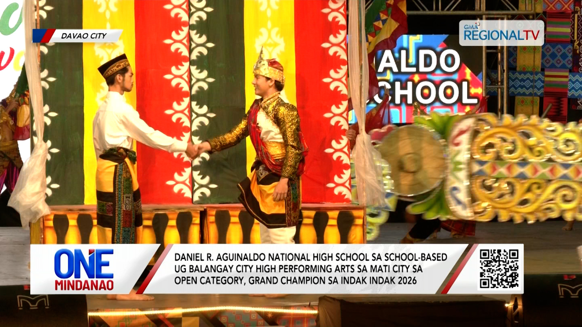 DRANHS sa school-based, grand champion sa Indak Indak 2026 I One Mindanao