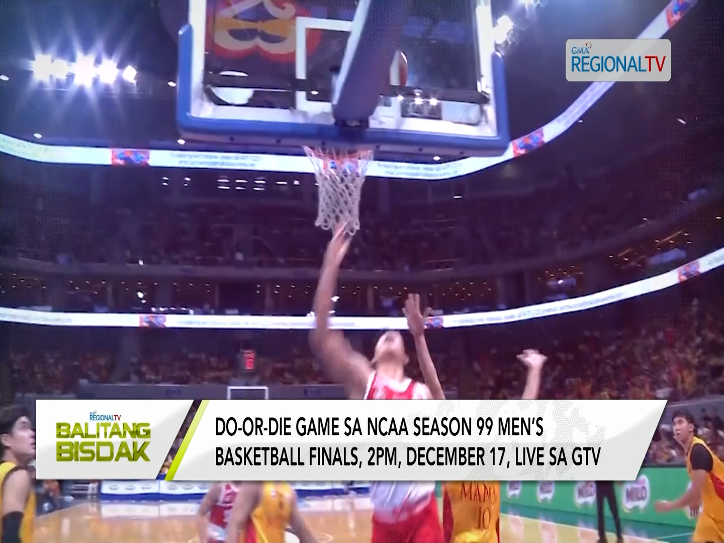 NCAA Season 99 Finals Game 3 | December 14, 2023