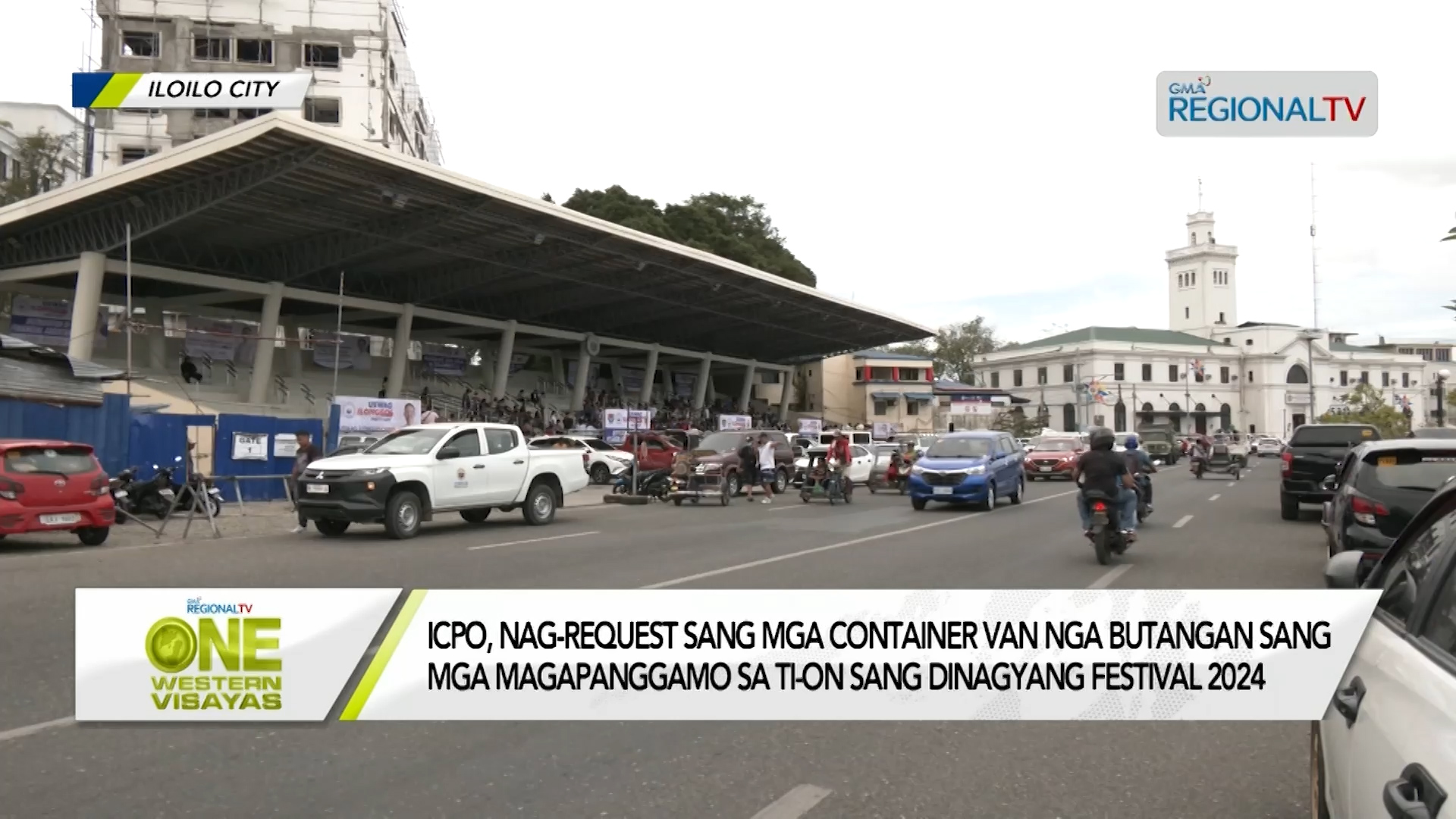 Mga container van nga butangan sang mga magapanggamo sa Dinagyang?