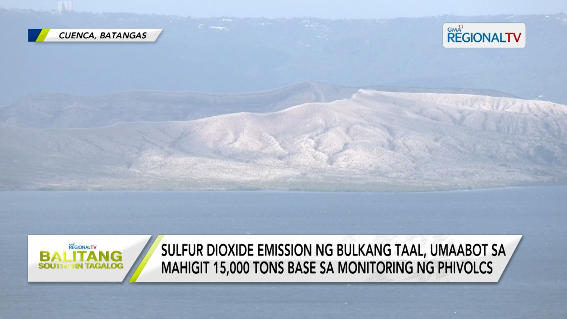 Sulfur Dioxide Emission Ng Bulkang Taalumabot Sa Mahigit 15000 Tons 7966