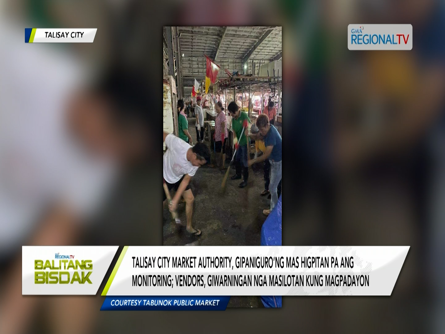 Tabunok Public Market sa Talisay City, gi-inspeksyon.