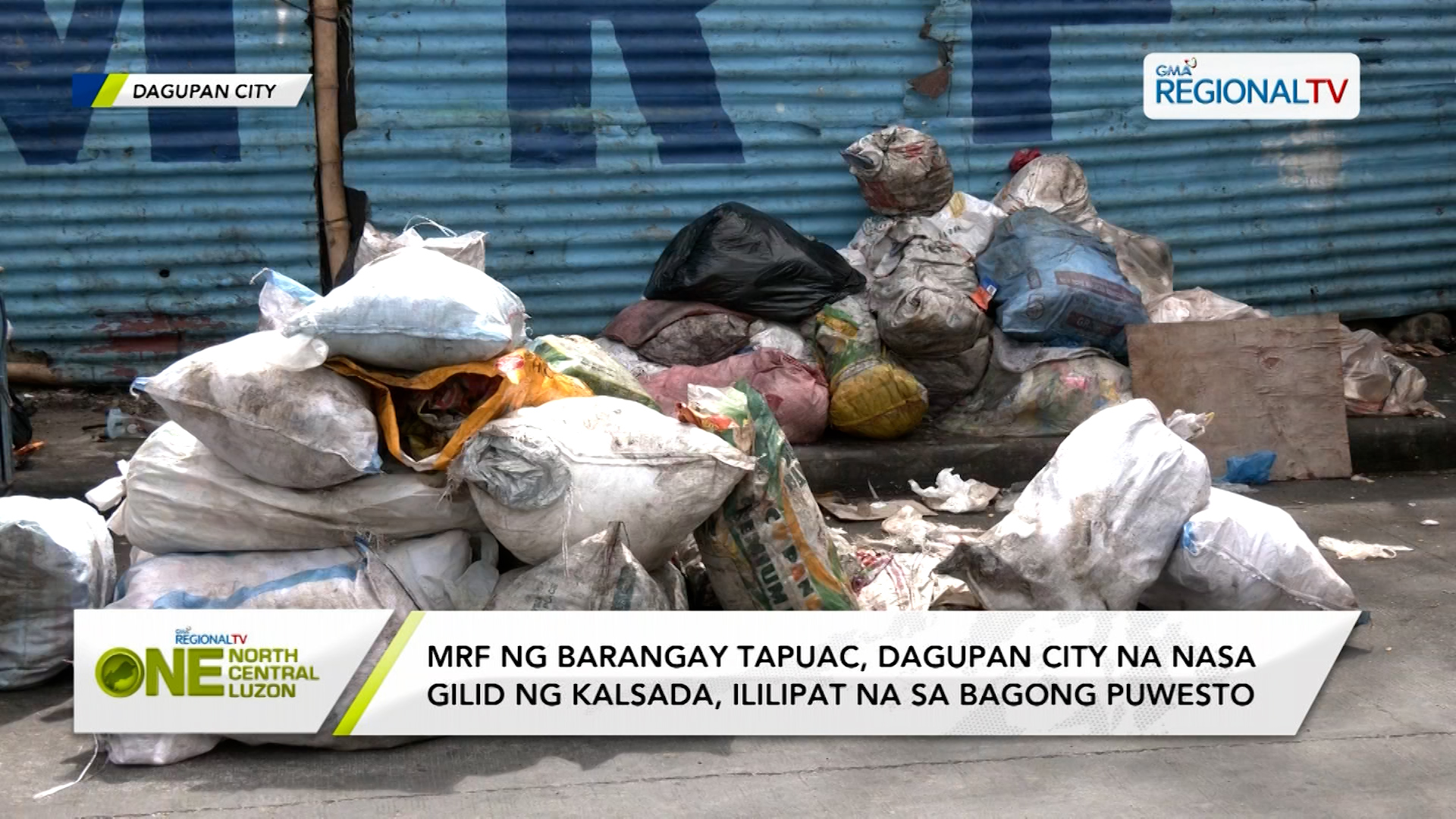 MRF ng Barangay Tapuac, Dagupan City ililipat ng puwesto