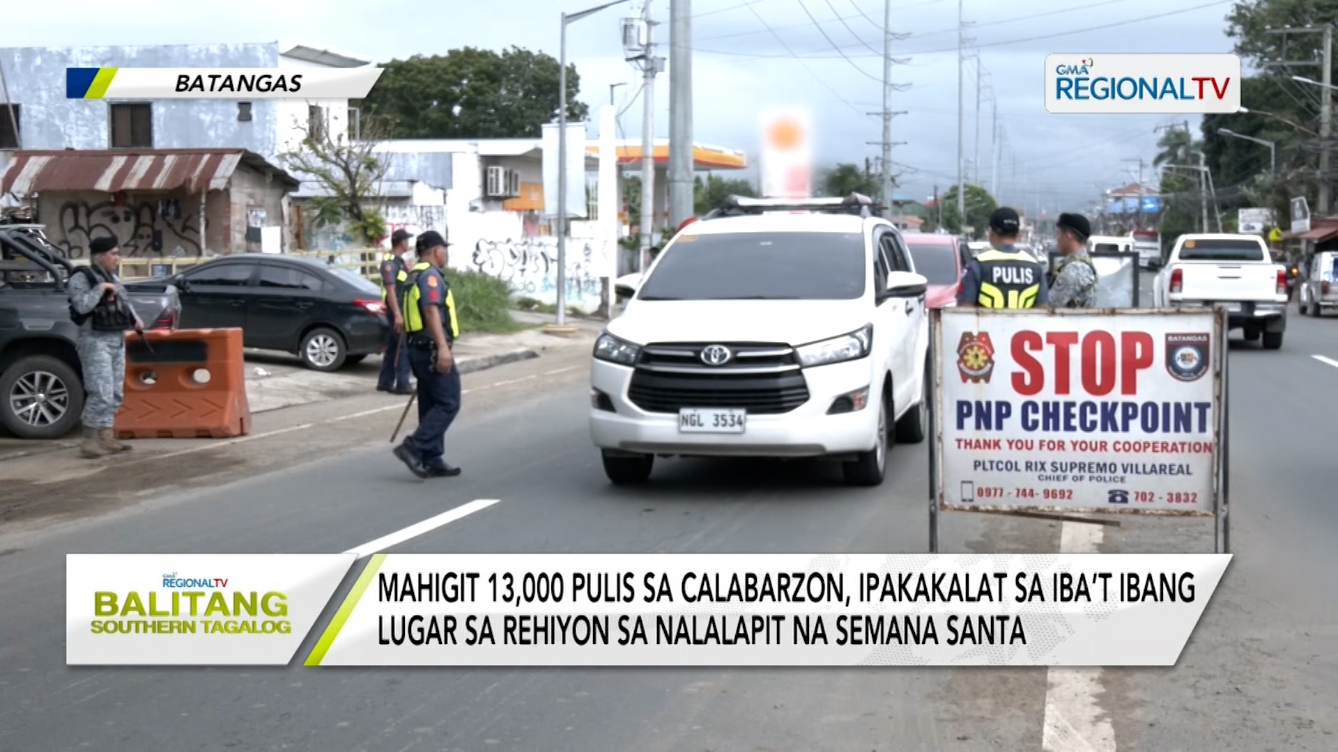 Mga pasyalan at simbahan sa CALABARZON, babantayan ng pulisya sa holy week