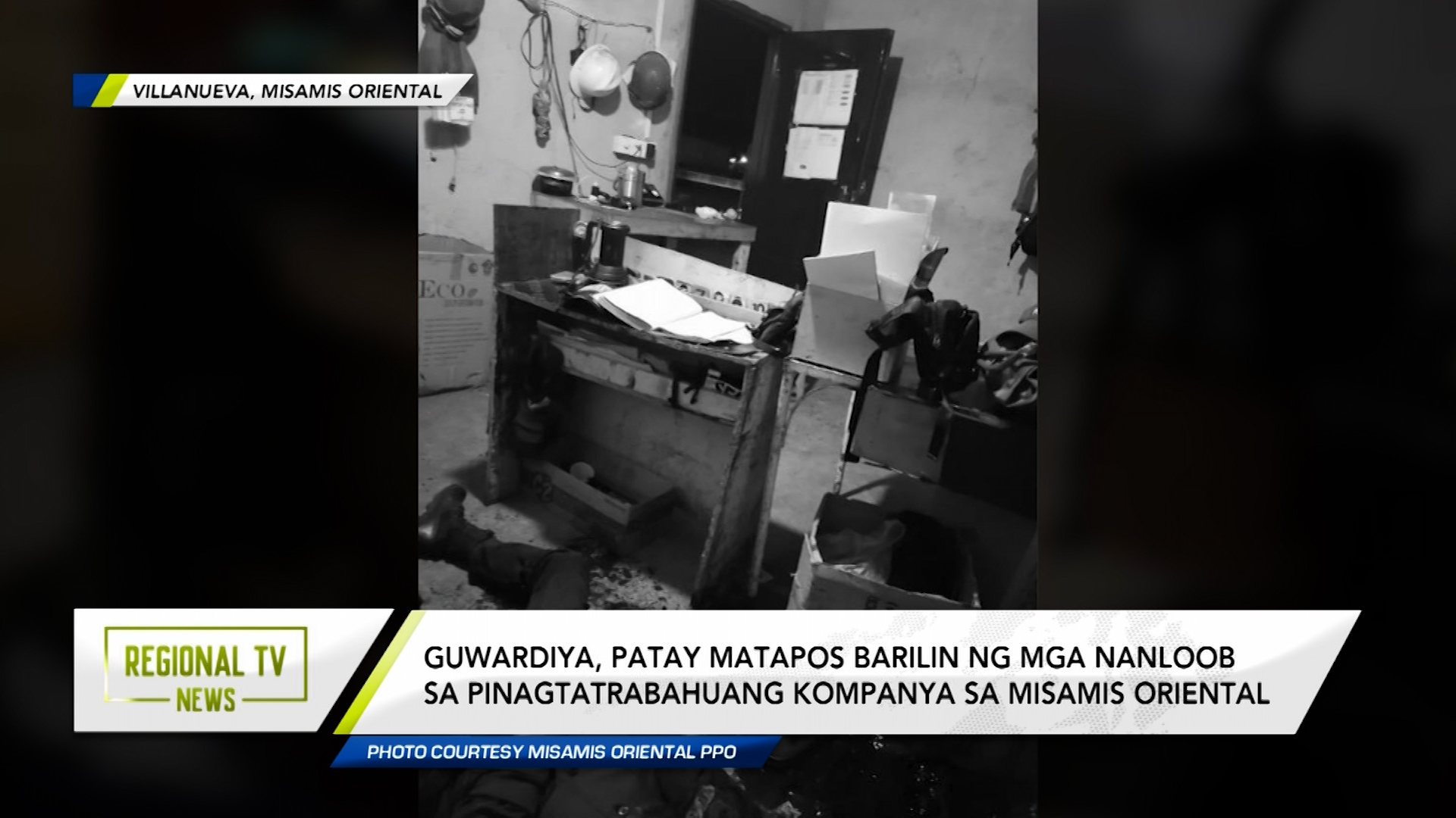 Guwardiya Patay Matapos Barilin Ng Mga Nanloob Sa Pinagtatrabahuang