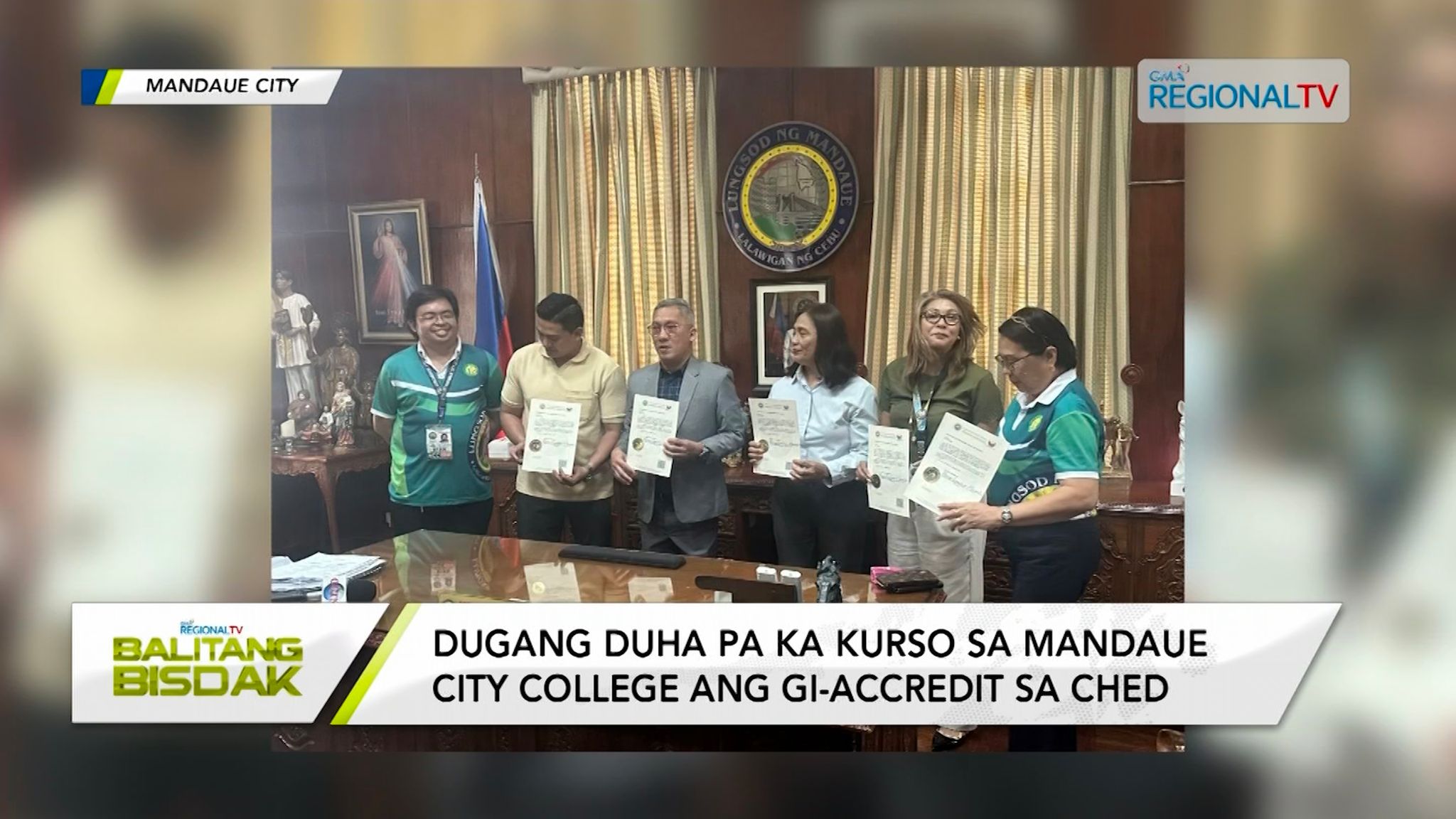 Duha ka Kurso sa Mandaue City College ang Gi-accredit sa CHED