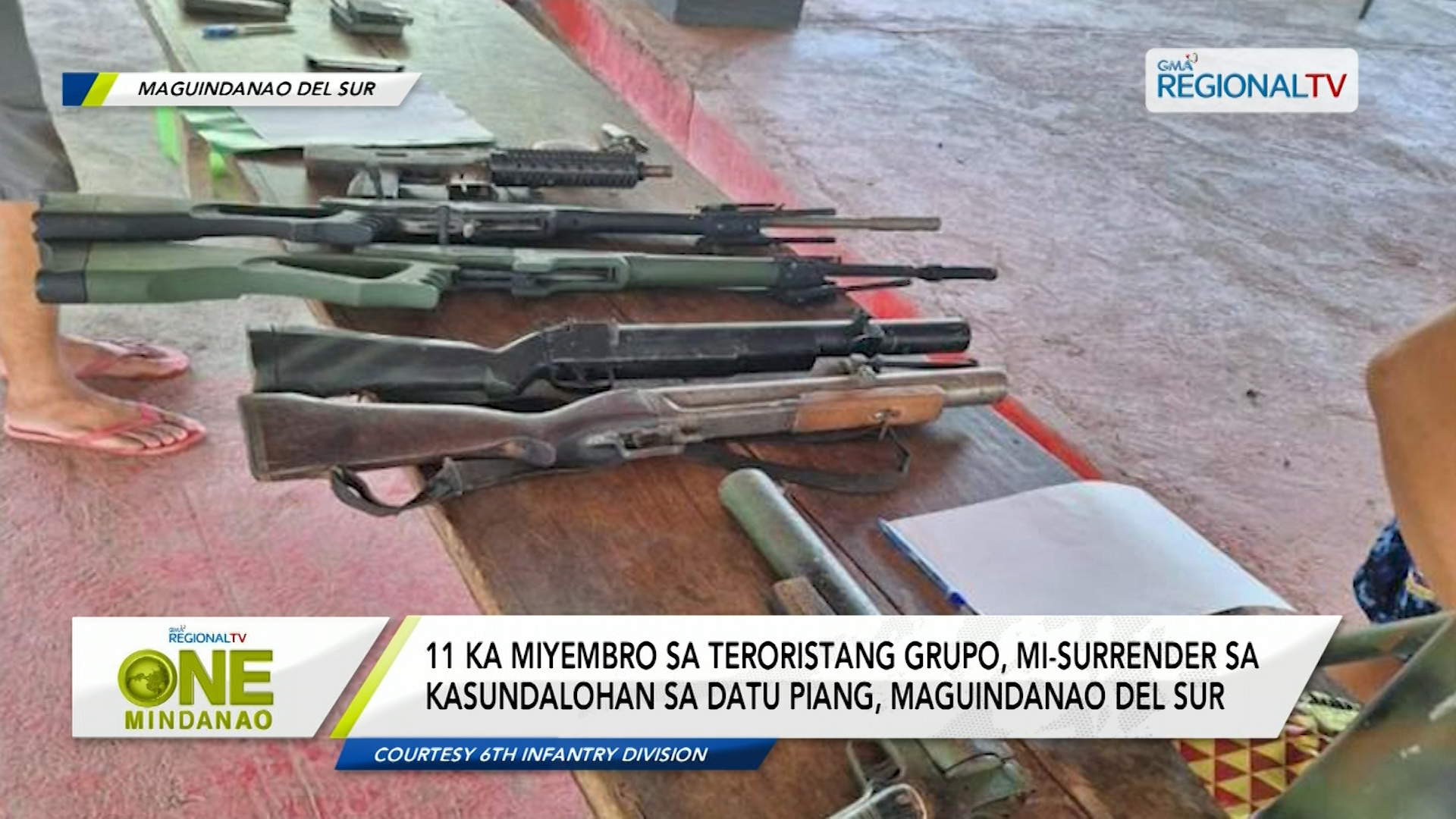 11 ka miyembro sa teroristang grupo, mi-surrender sa Maguindanao del Sur
