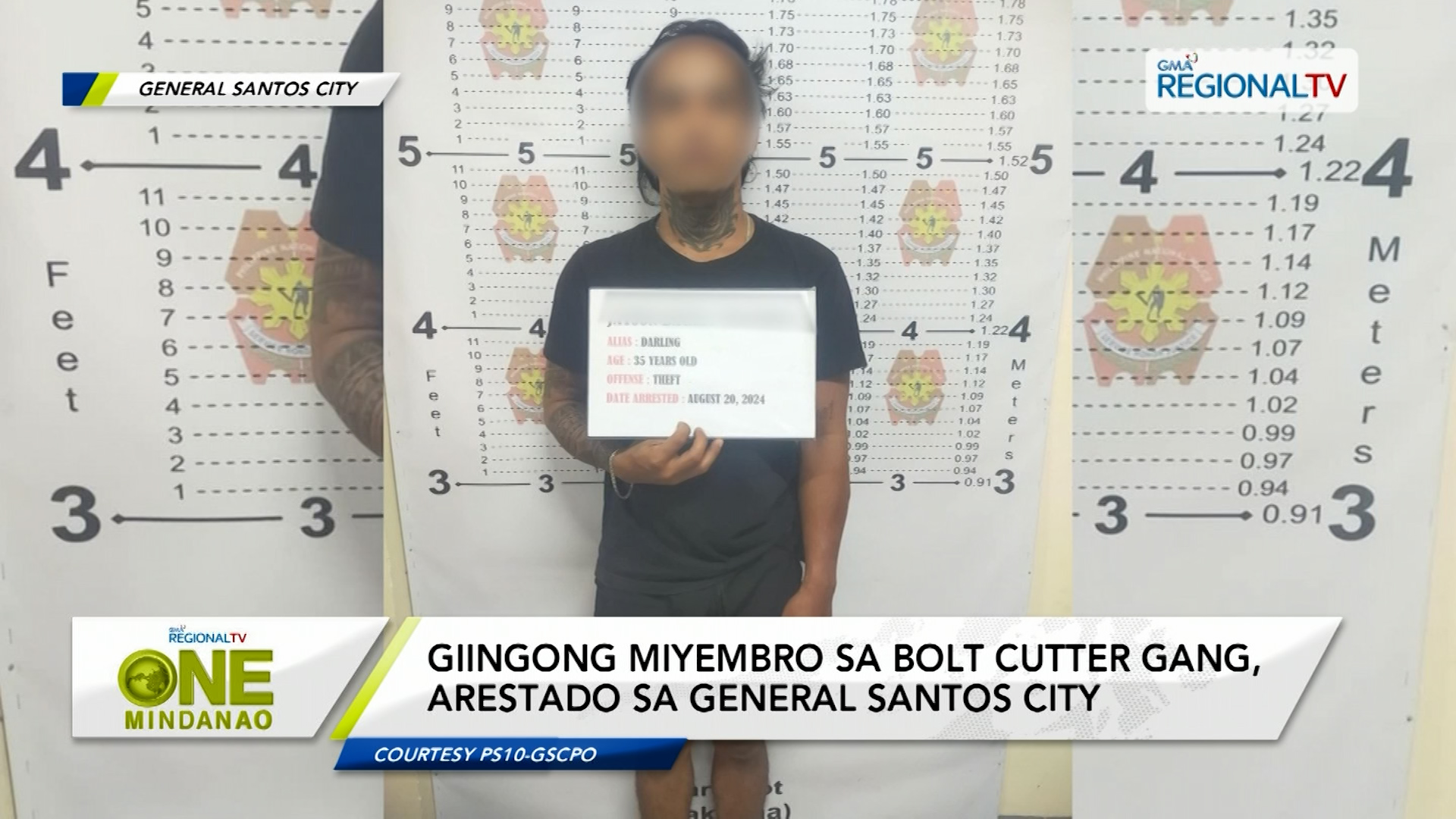 Miyembro sa Bolt Cutter Gang, arestado sa General Santos City