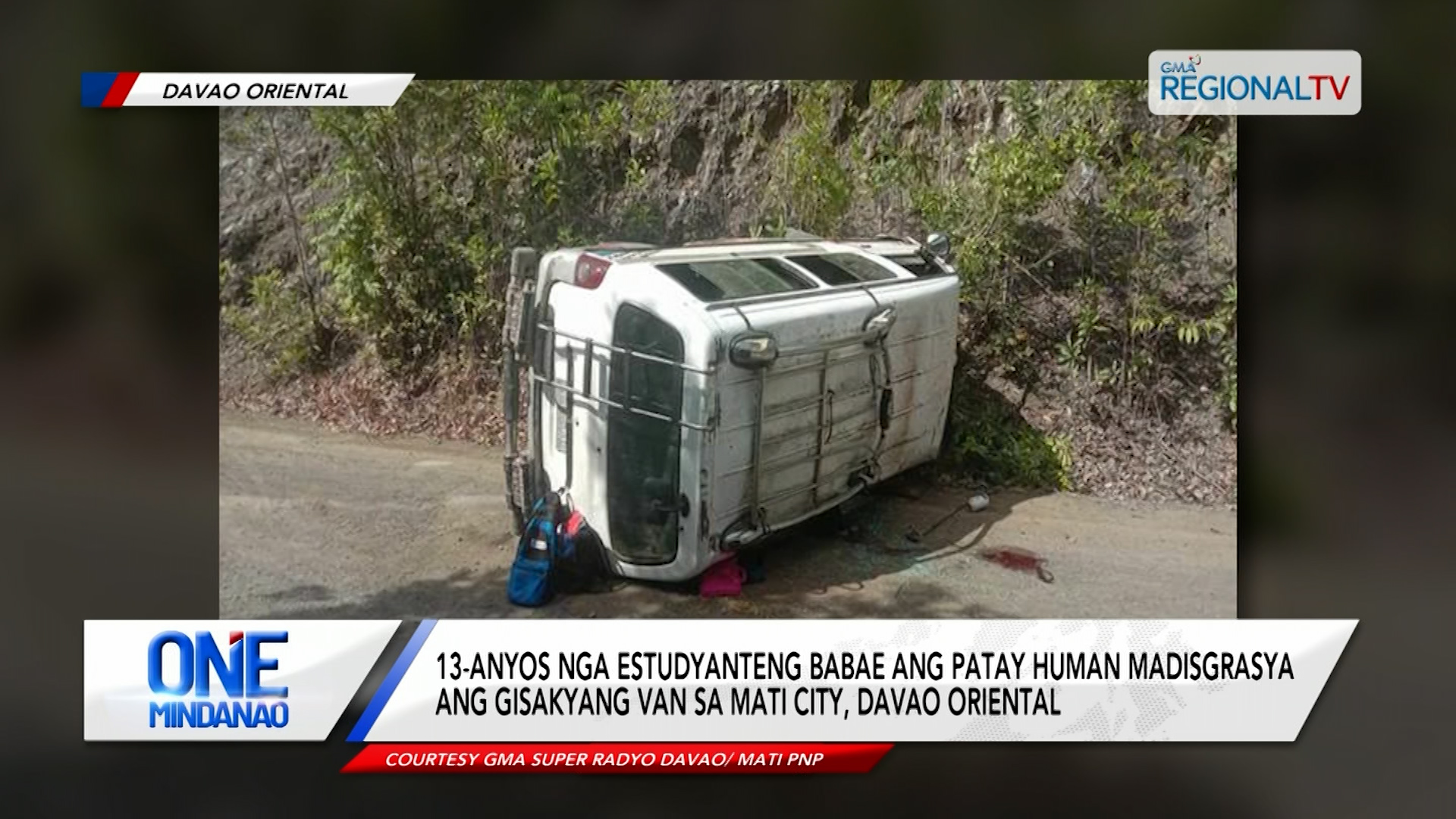 13-anyos nga estudyanteng babae ang patay human madisgrasya