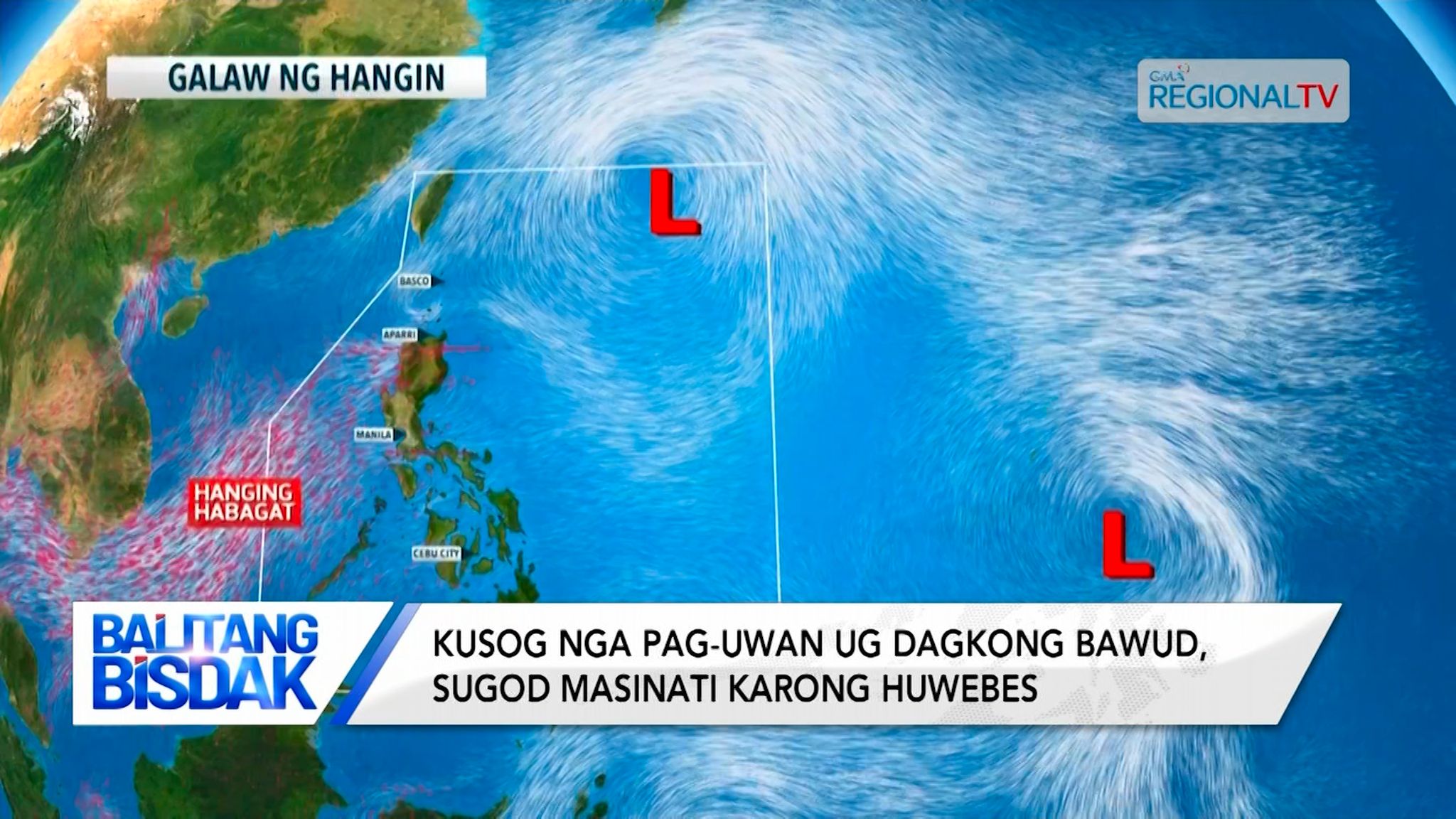 2 ka LPA nga posibleng mamahimong bagyo, gibantayan sa PAGASA