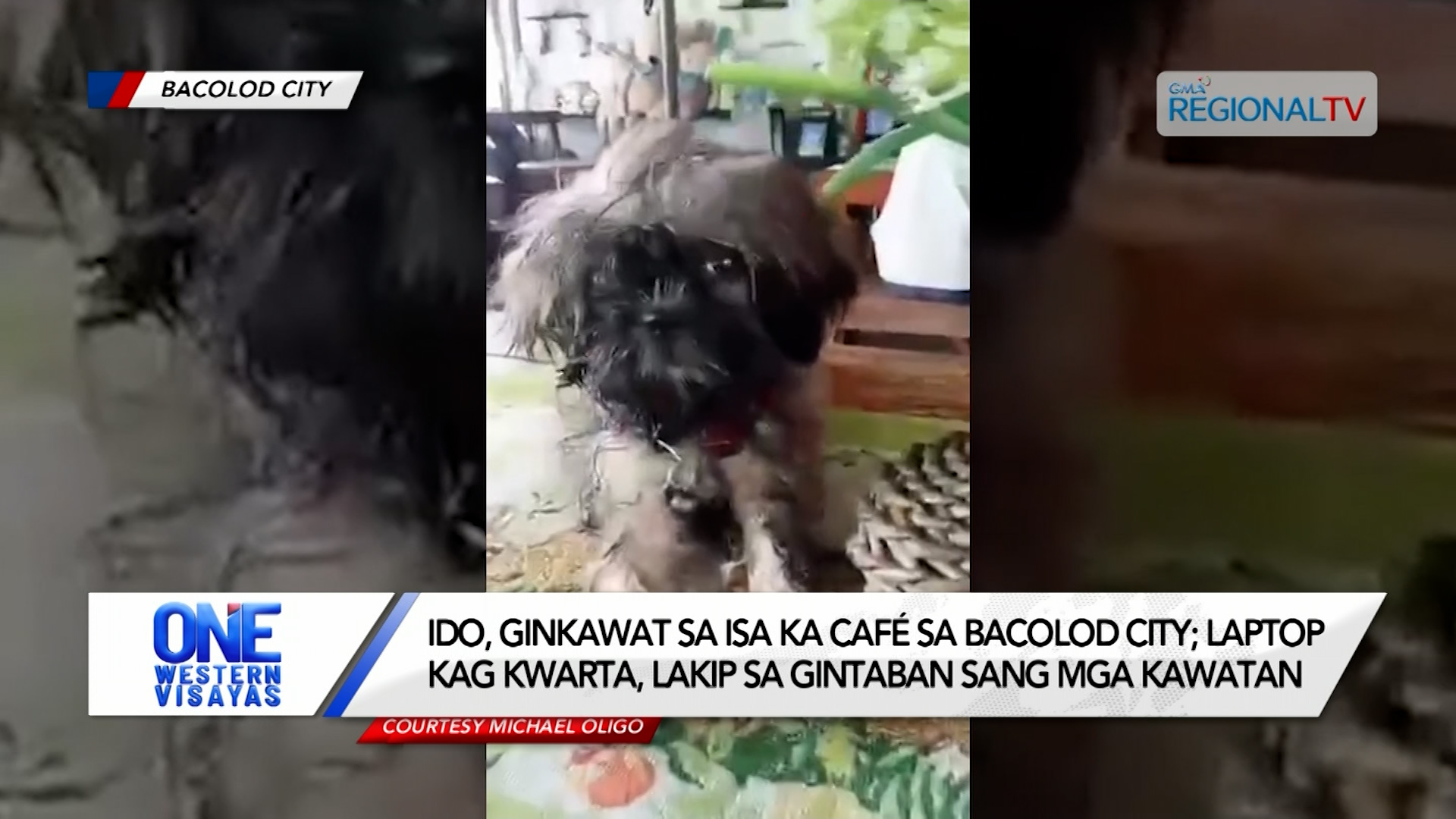 Ido ginkawat sa isa ka café sa Bacolod City; laptop kag kwarta lakip sa gintaban