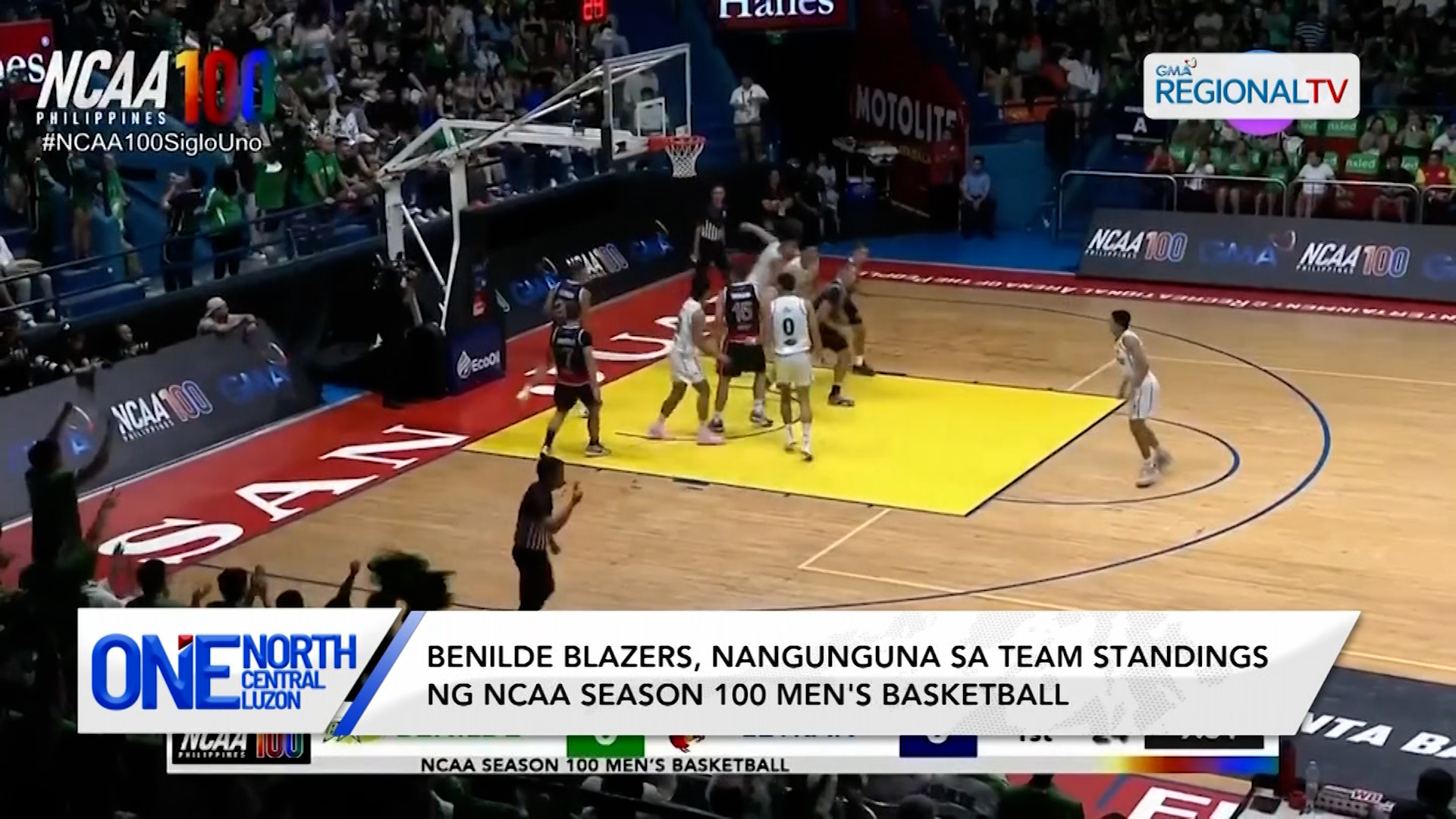 Benilde Blazers, nangunguna sa team standings ng NCAA Season 100