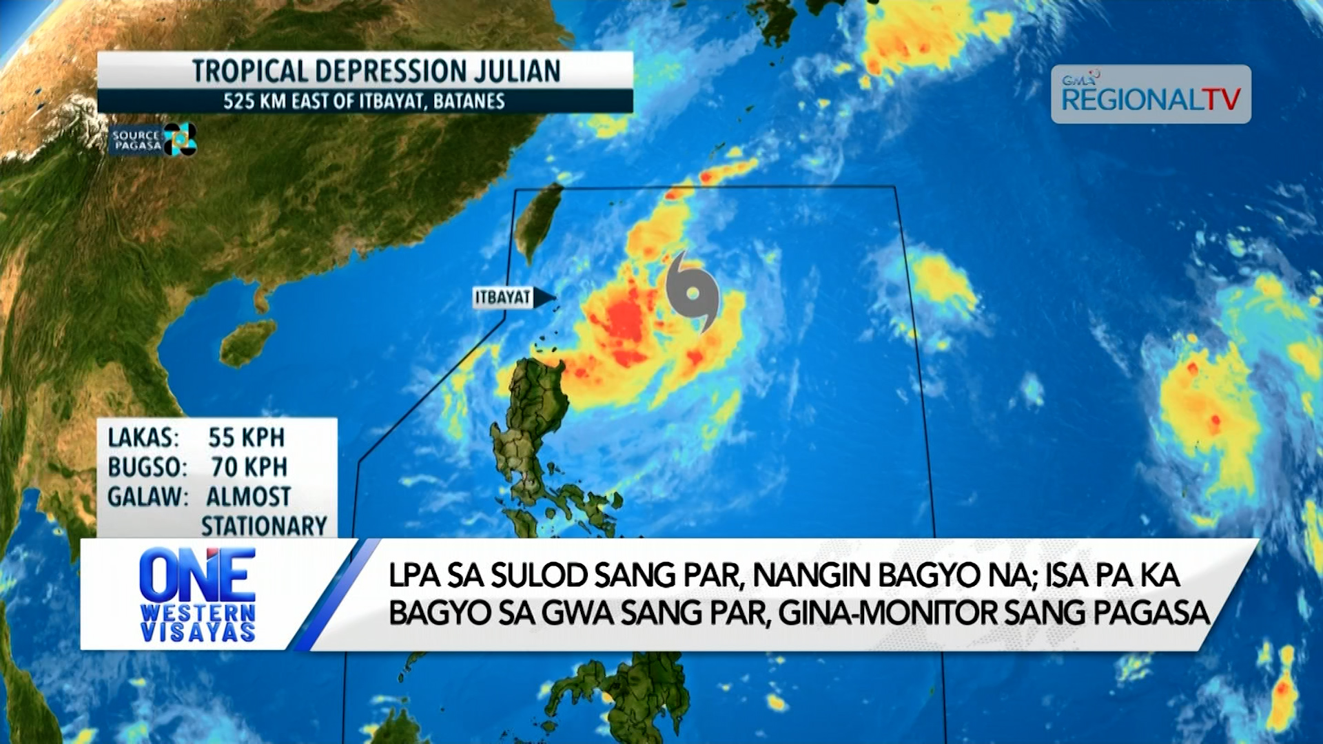 LPA sa sulod sang PAR, nangin bagyo na; may isa pa ka bagyo sa gwa sang PAR
