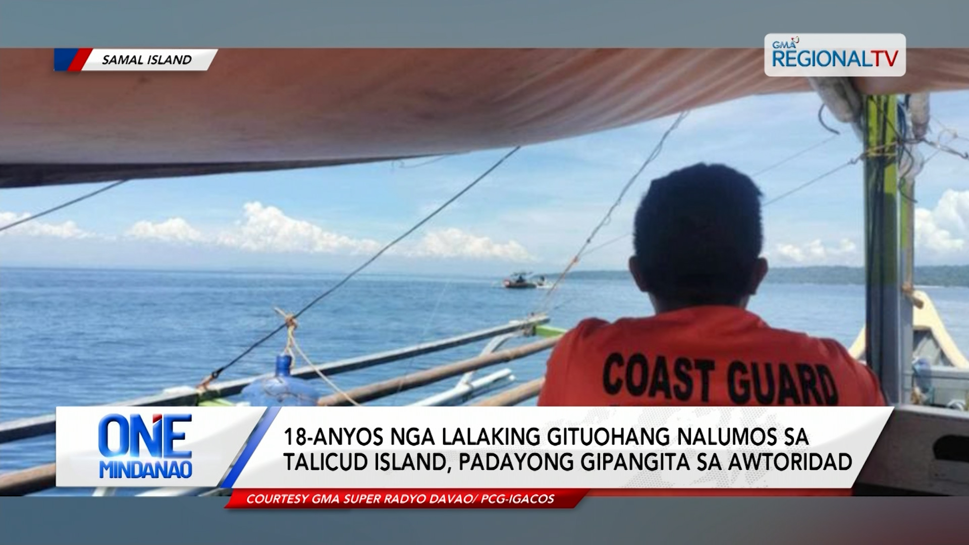 18-anyos nga lalaking gituohang nalumos sa Talicud Island