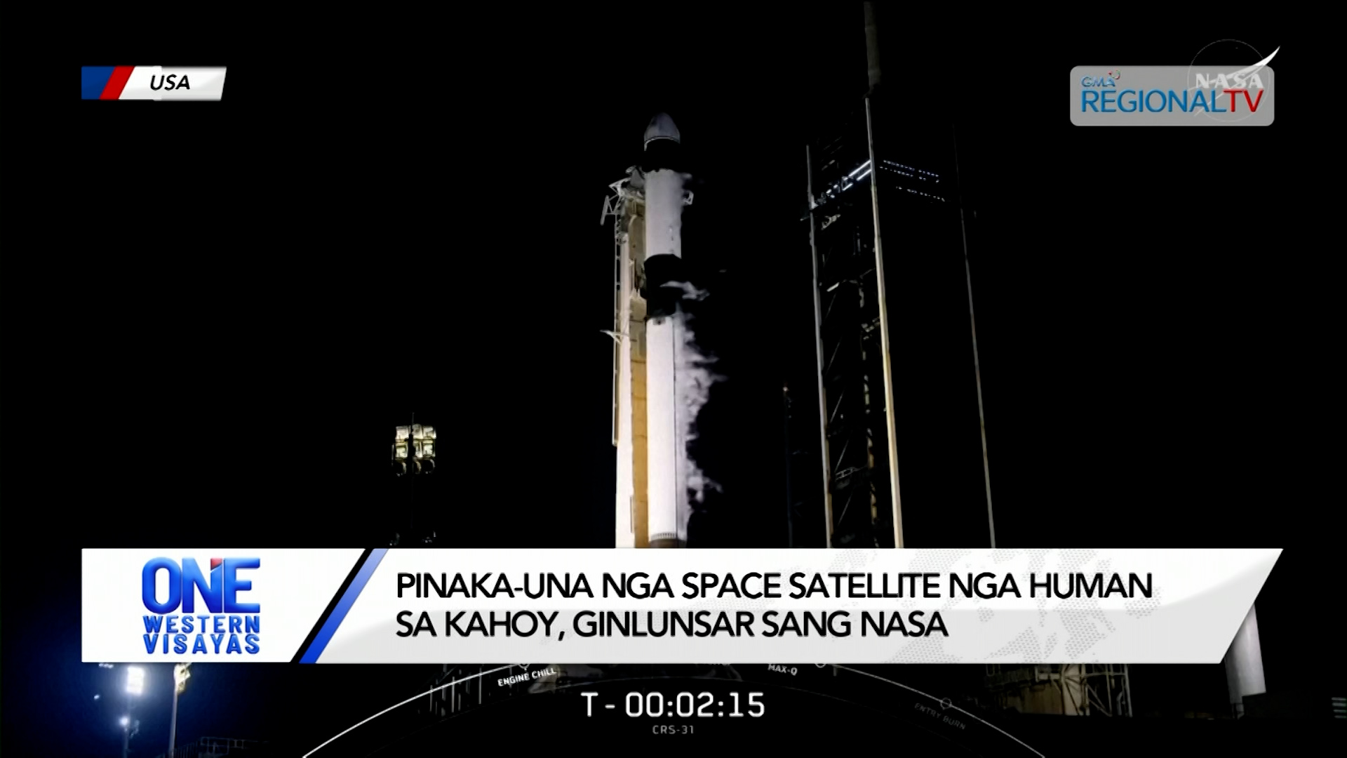 Pinaka-una nga space satellite nga human sa kahoy, ginlunsar sang NASA