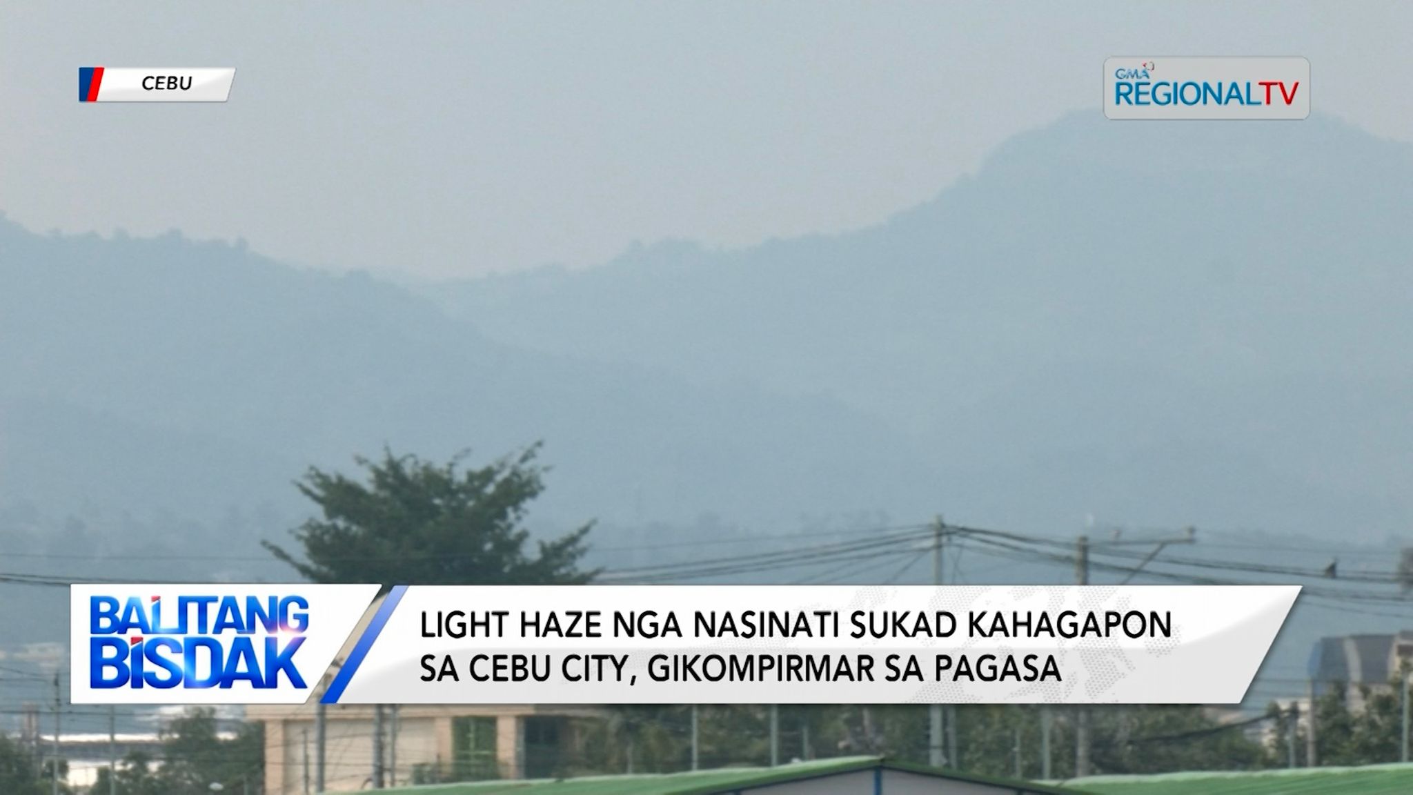 Light haze nga nasinati sa Cebu City, gikompirmar sa PAGASA