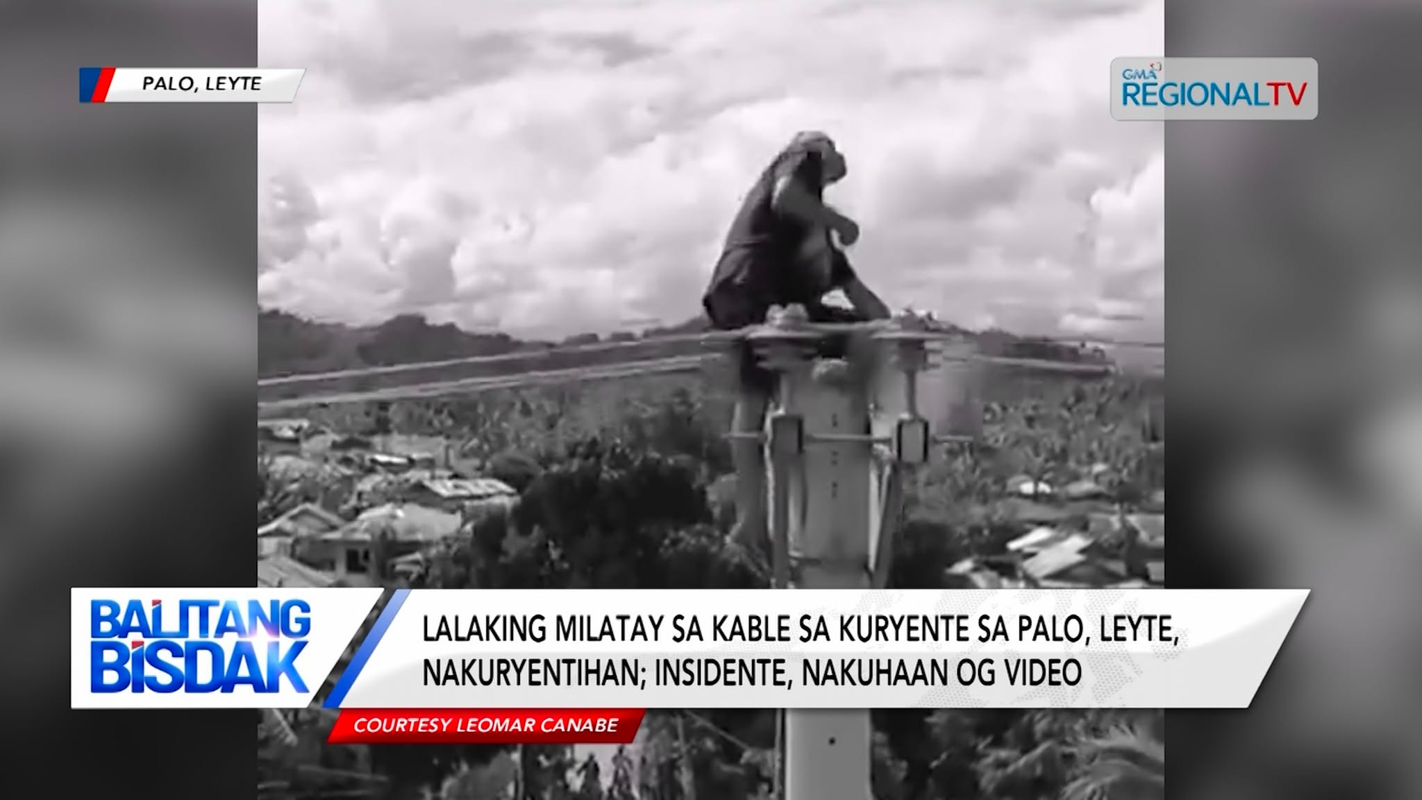 Lalaking milatay sa kable sa kuryente sa Palo, Leyte, nakuryentihan