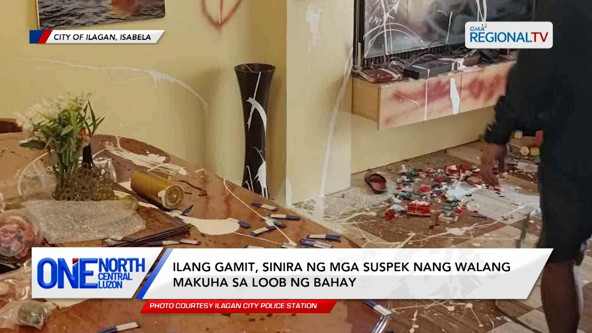 Bahay sa isang subdibisyon sa City of Ilagan, Isabela, nilooban