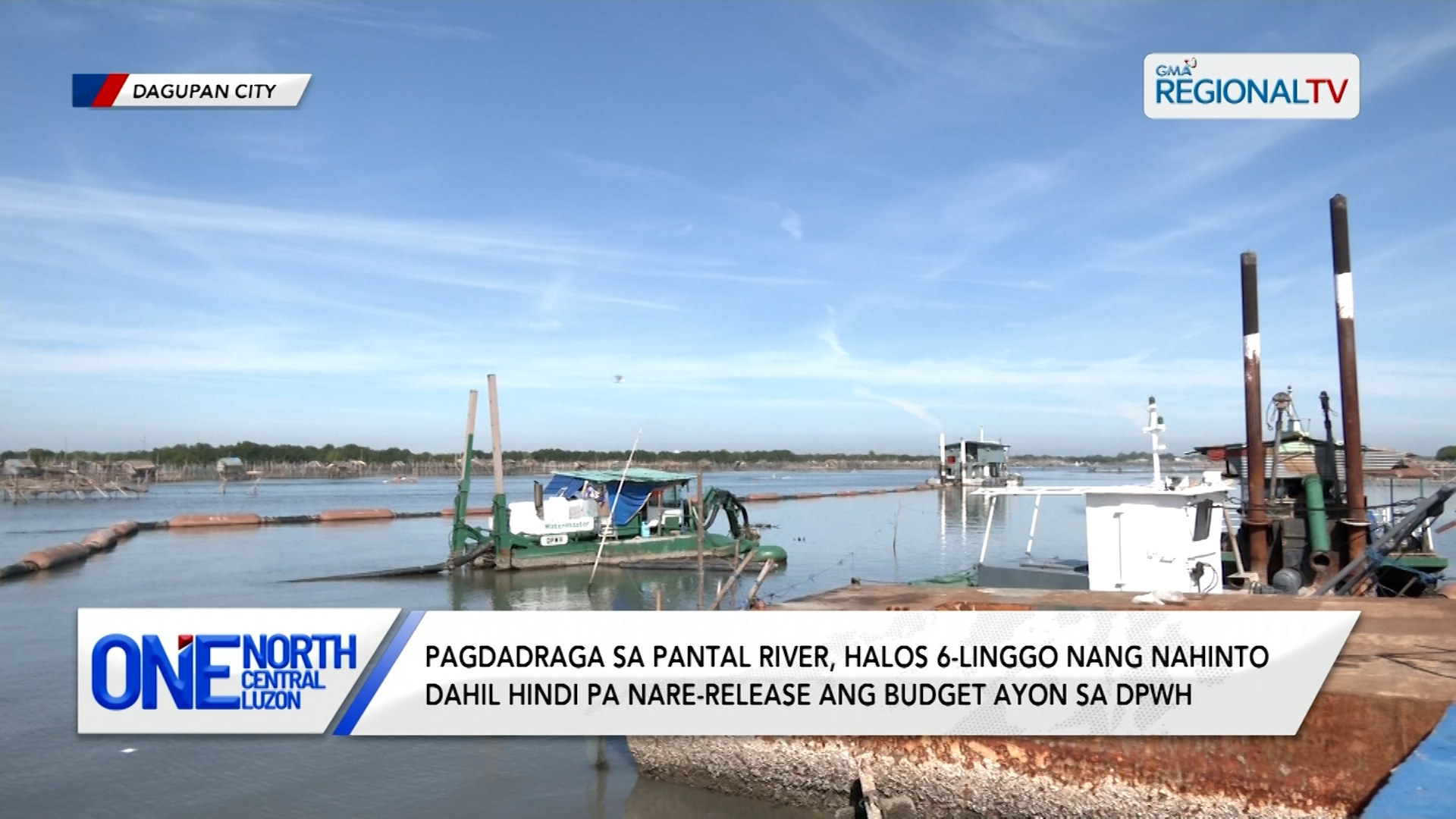 Pagdadraga sa Pantal River sa Dagupan City, halos 6-linggo nang nahinto