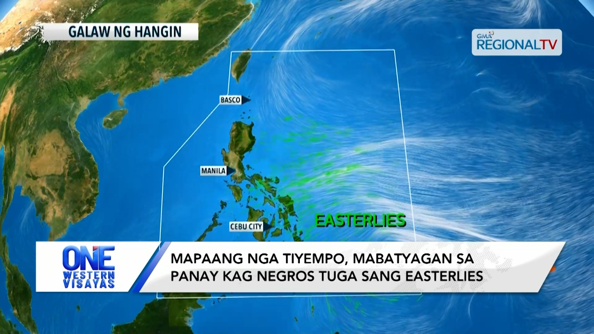 Mapaang nga tiyempo, mabatyagan sa Panay kag Negros tuga sang easterlies
