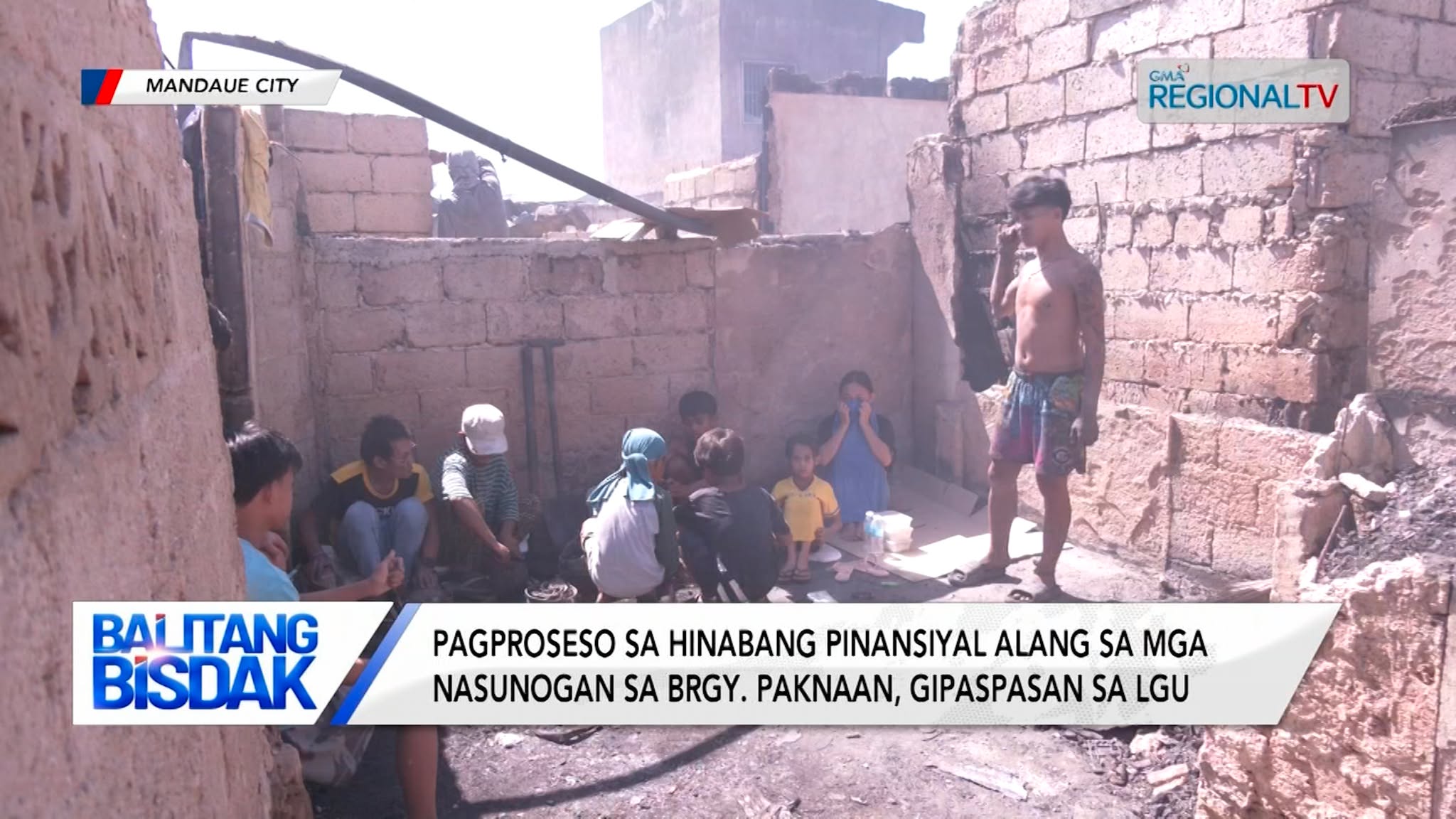 Pagproseso sa ayuda alang sa mga nasunogan sa Brgy. Paknaan, gipaspasan
