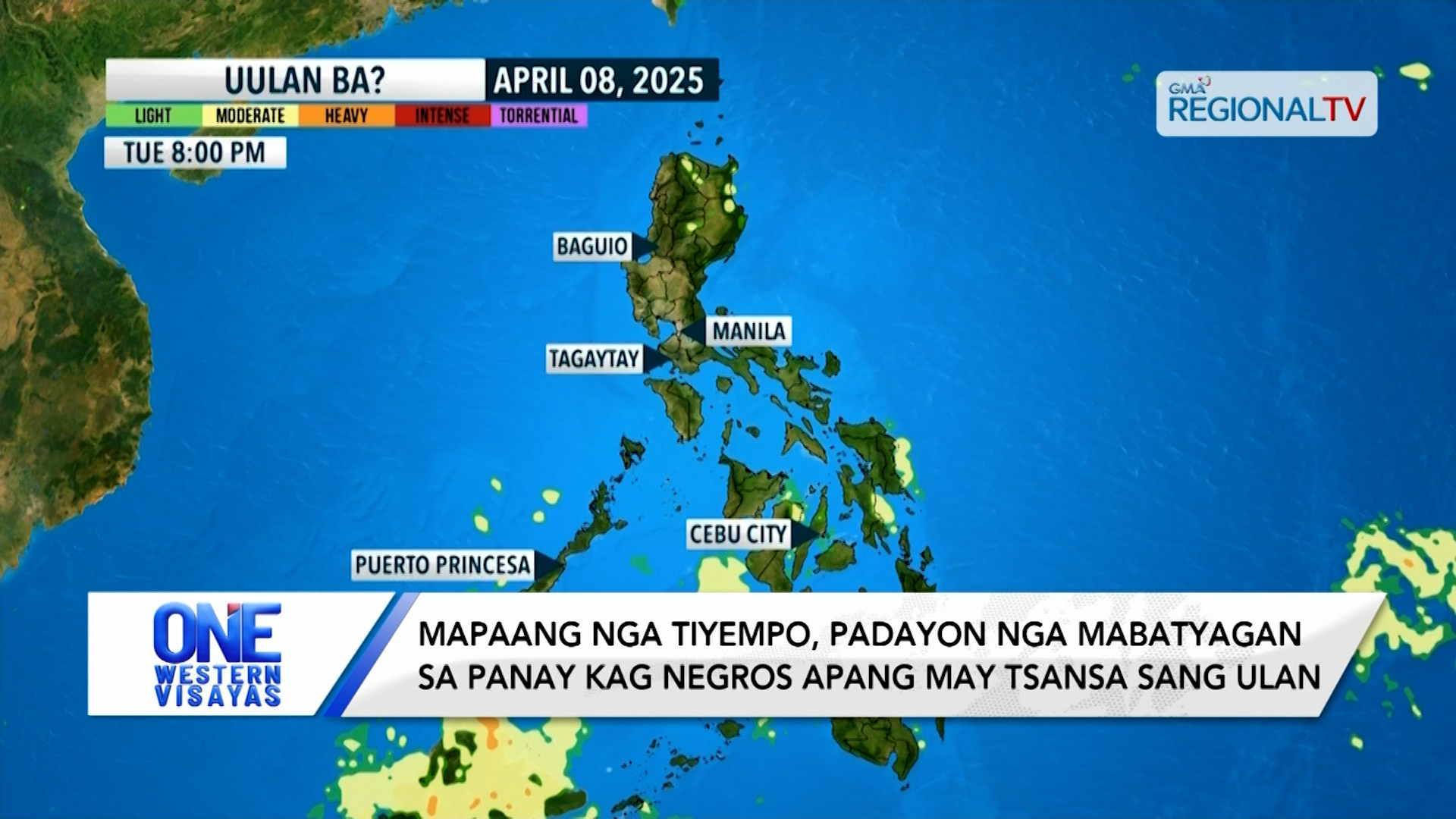 Mapaang nga tiyempo, padayon nga mabatyagan sa Panay kag Negros