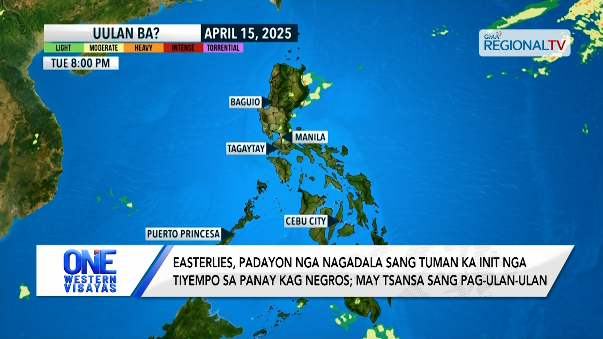 Easterlies, padayon nga nagadala sang tuman nga init sa Panay kag Negros