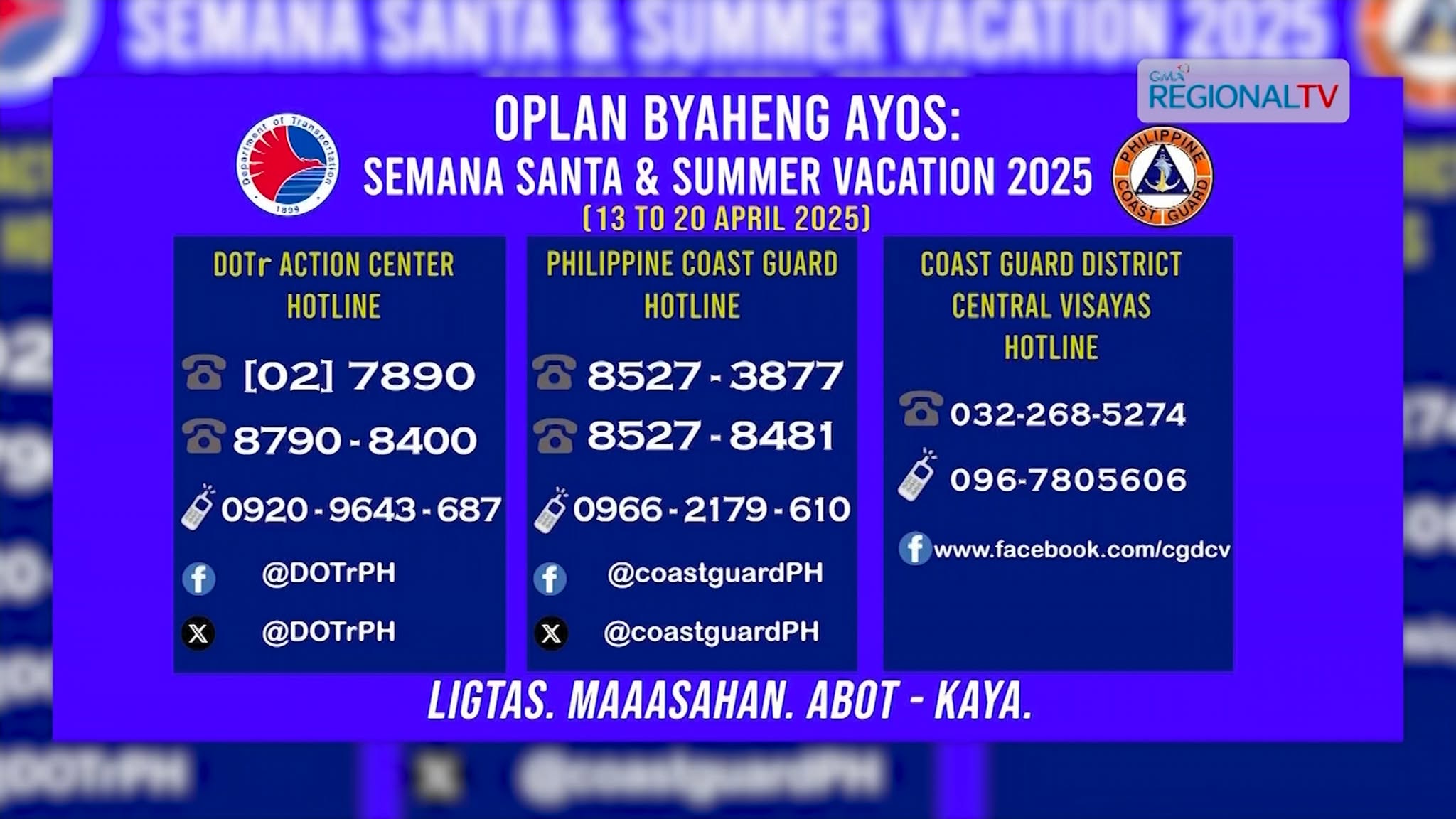 Mga hotline nga mamahimong tawagan