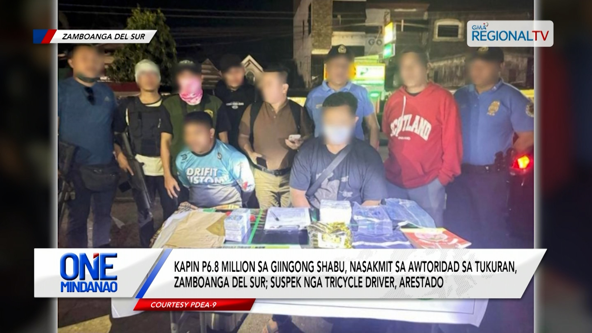 Kapin P6.8 Million sa giingong shabu, nasakmit sa awtoridad sa Tukuran