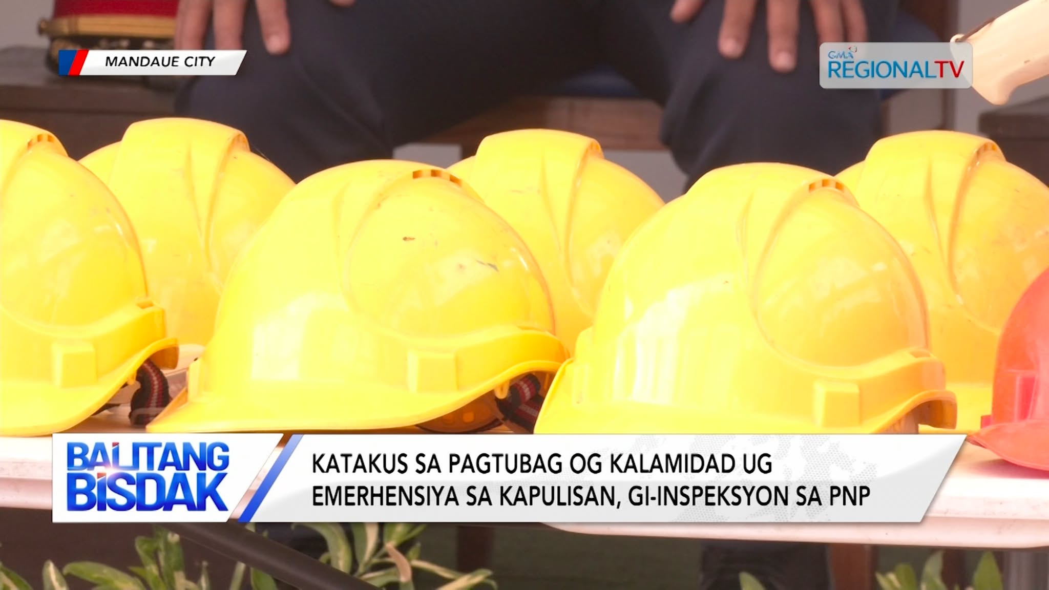 Katakus sa pagtubag og emerhensiya sa MCPO, gi-inspeksyon sa PNP