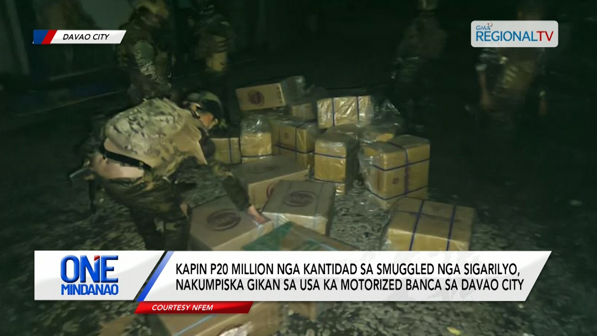 Kapin P20 Million nga kantidad sa smuggled nga sigarilyo, nakumpiska