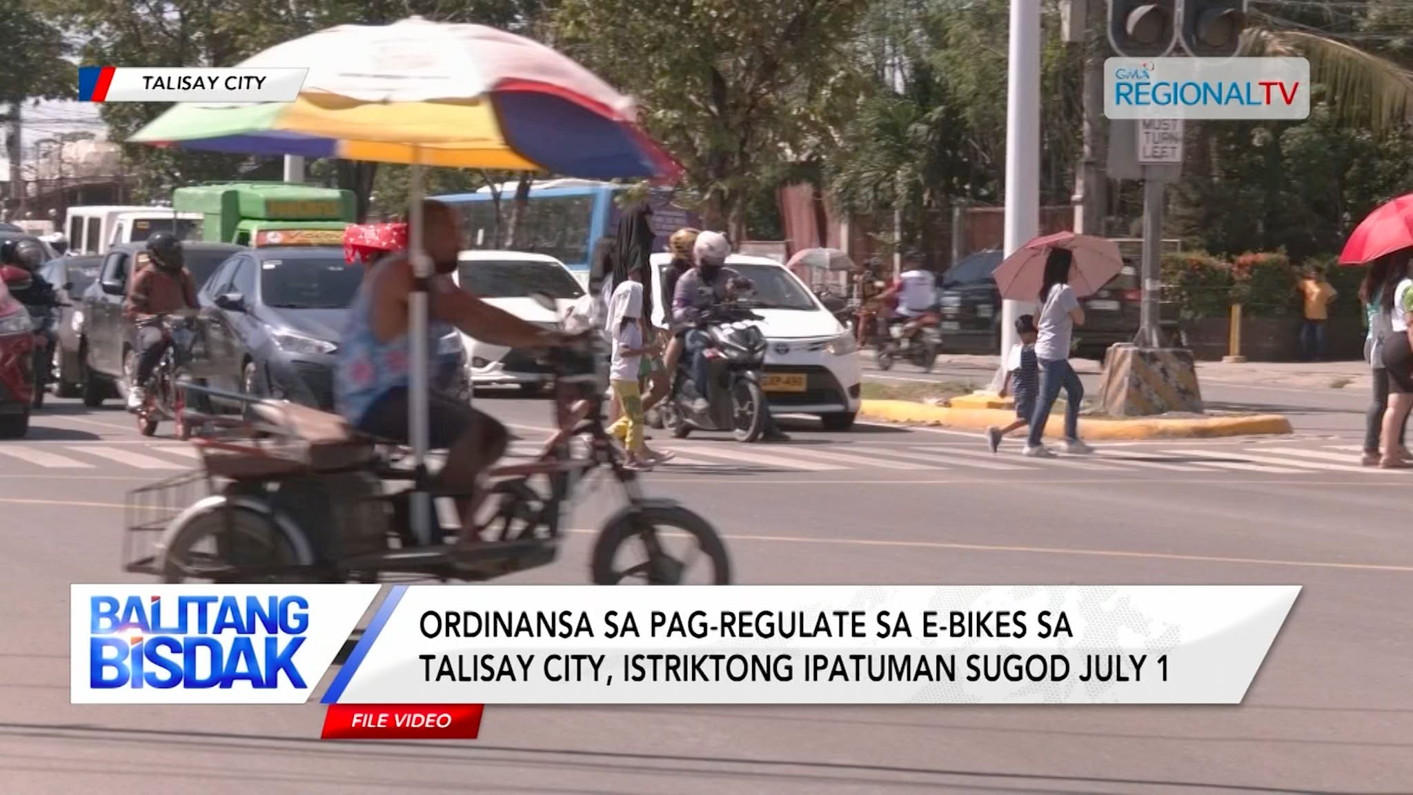 Ordinansahong pag-regulate sa mga e-bike sa Talisay City, ipatuman sugod July 1