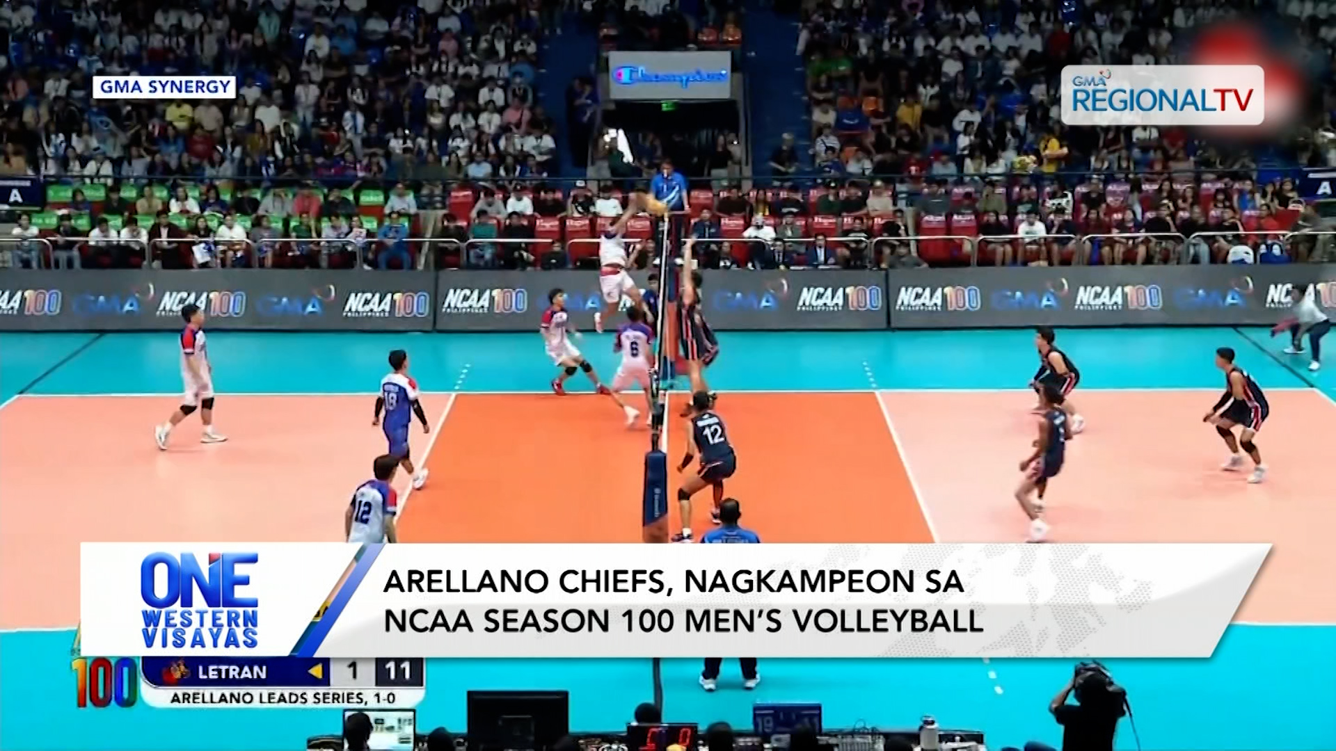 Arellano Chiefs, nagkampeon sa NCAA Season 100 Men’s Volleyball