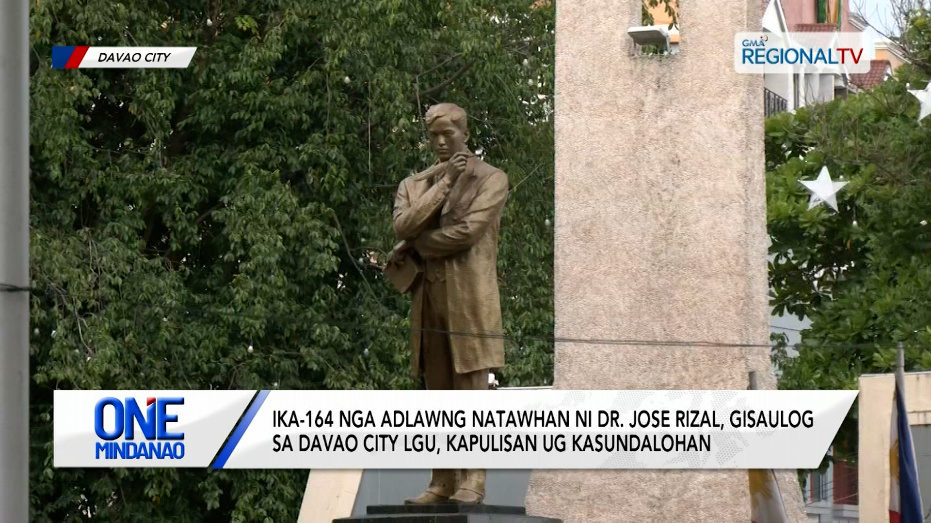 Ika-164 nga adlawng natawhan ni Dr. Jose Rizal, gisaulog sa Davao City LGU