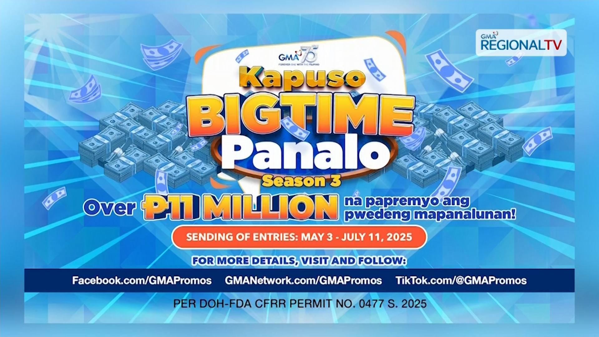 ‘Kapuso Bigtime Panalo’ Season 3, Nagapadayon Tubtub sa July 11, 2025