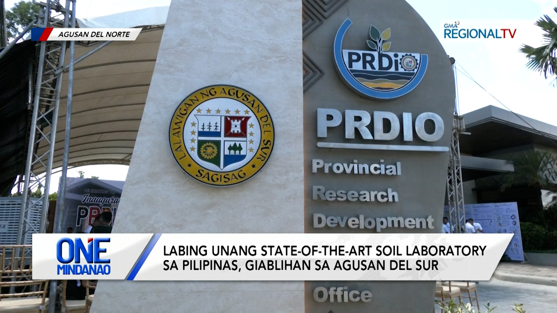 Unang state-of-the-art soil laboratory sa Pilipinas, giablihan sa Agusan del Sur