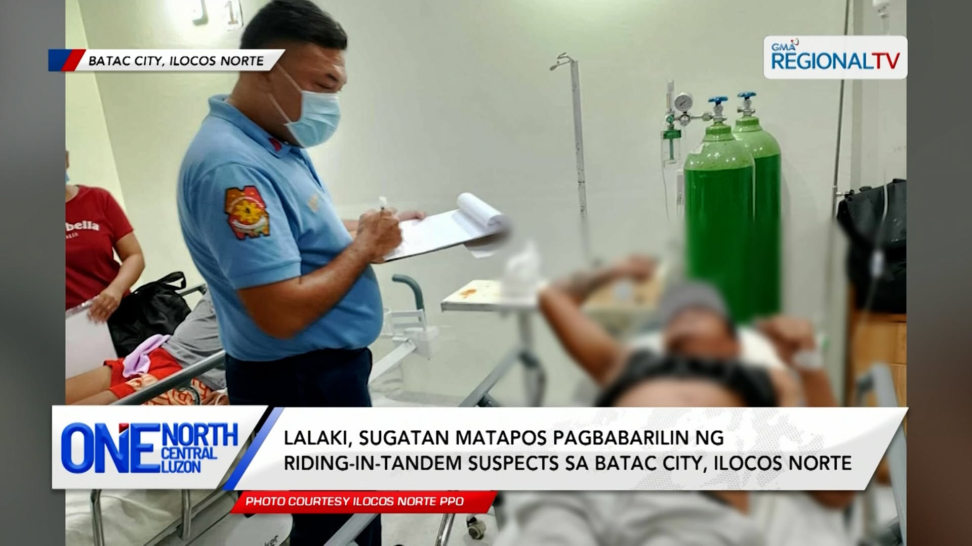 Lalaki, sugatan matapos pagbabarilin ng riding-in-tandem suspects