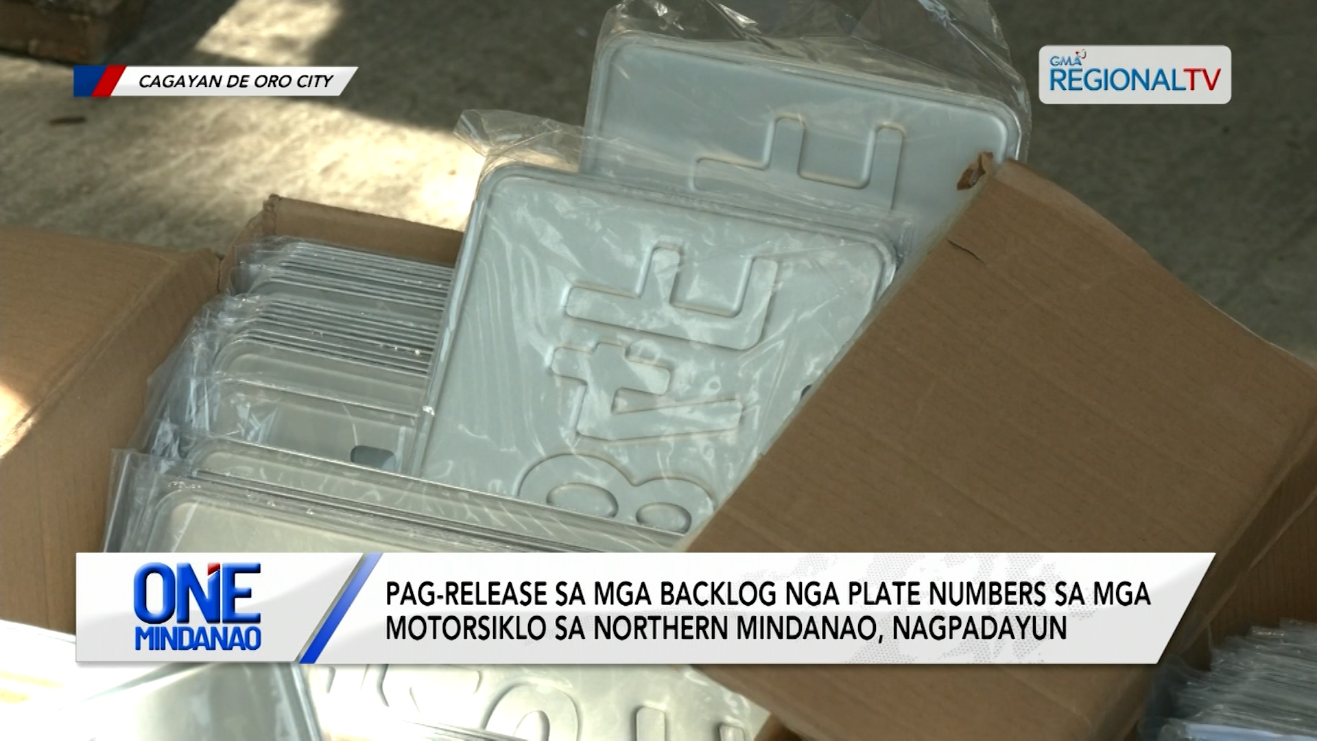 Pag-release sa plate numbers sa Northern Mindanao, nagpadayun | One Mindanao