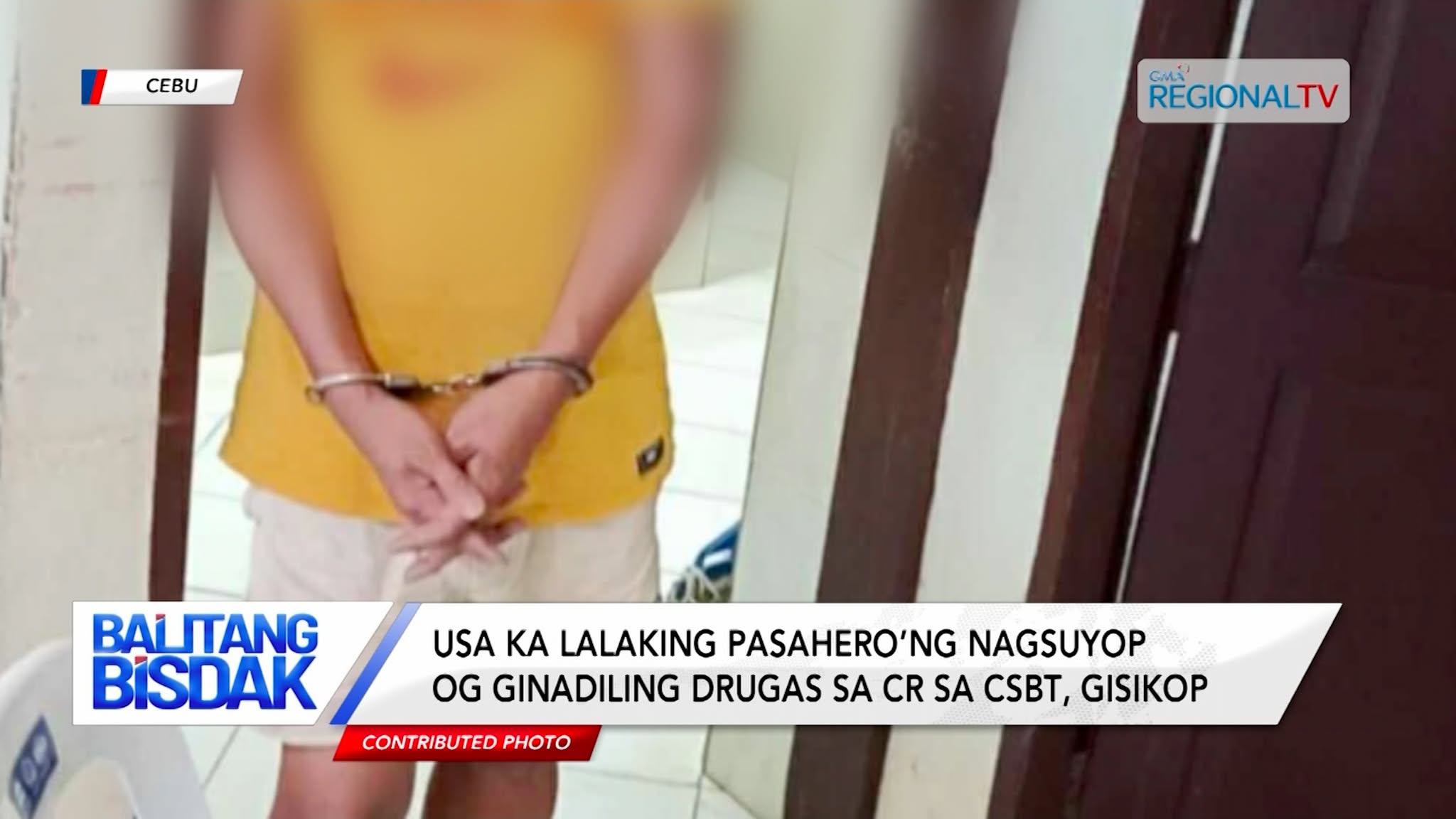 Lalaking nagsuyop sulod sa CR sa Cebu South Bus Terminal, gidakop | Balitang Bisdak