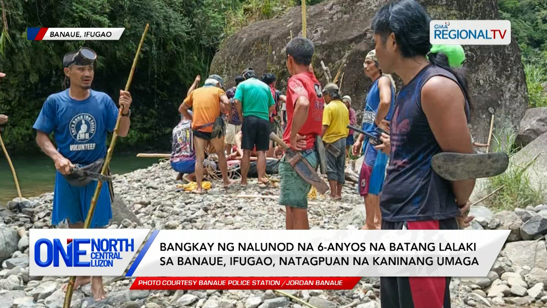 Bangkay ng nalunod na 6-anyos na bata sa Banaue, Ifugao, natagpuan na | One North Central Luzon